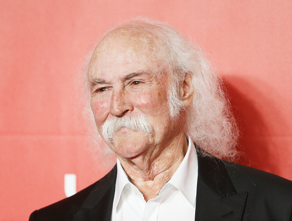 David Crosby arrives at the at the Los Angeles Convention Center on Feb. 6, 2015 (Michael Tran—FilmMagic)