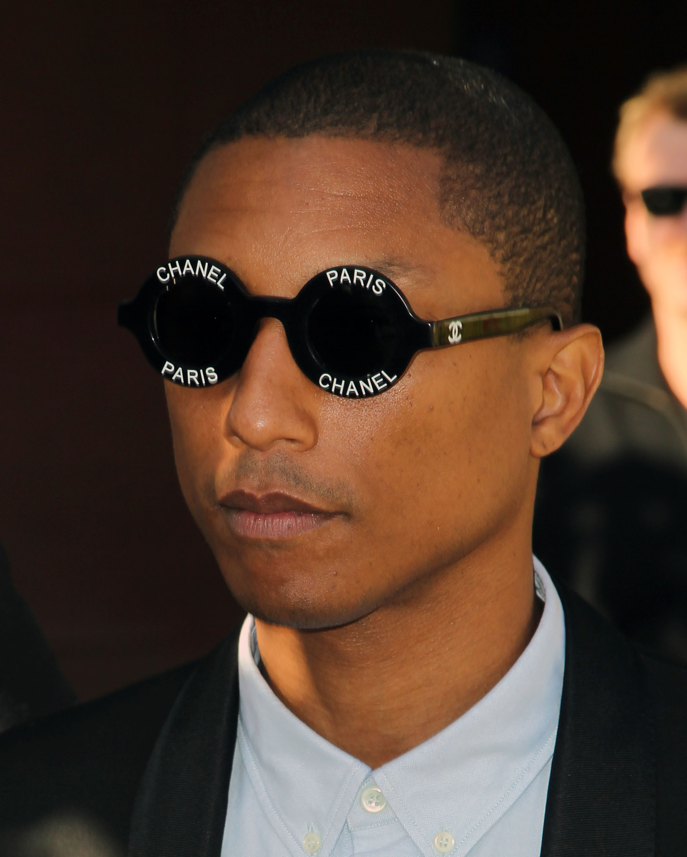 Musician Pharrell Williams is seen outside the Roybal Federal Building on March 4, 2015 in Los Angeles. (David Buchan—Getty Images)