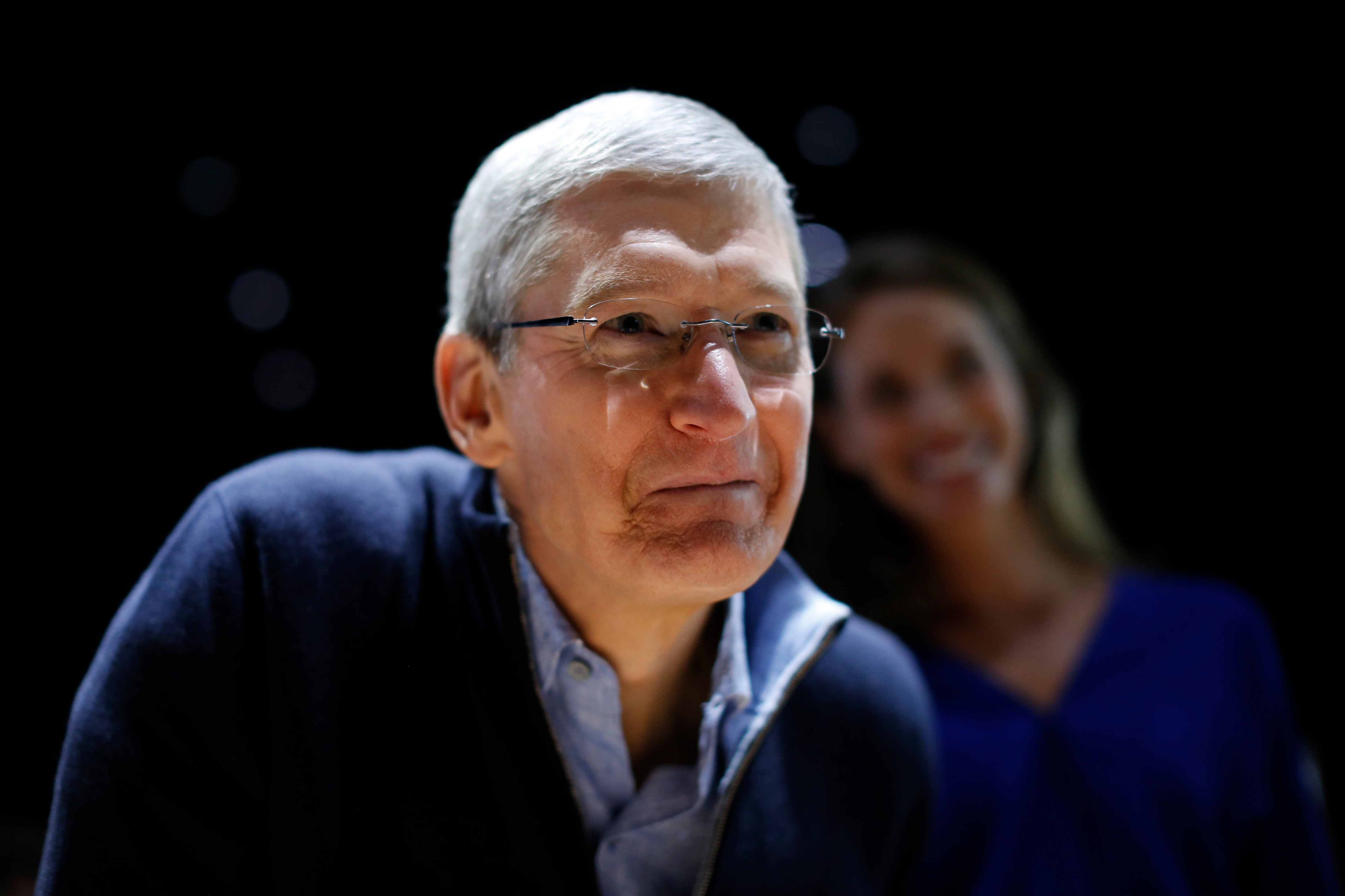 Apple CEO Tim Cook attends an Apple special event at the Yerba Buena Center for the Arts in San Francisco, on March 9, 2015