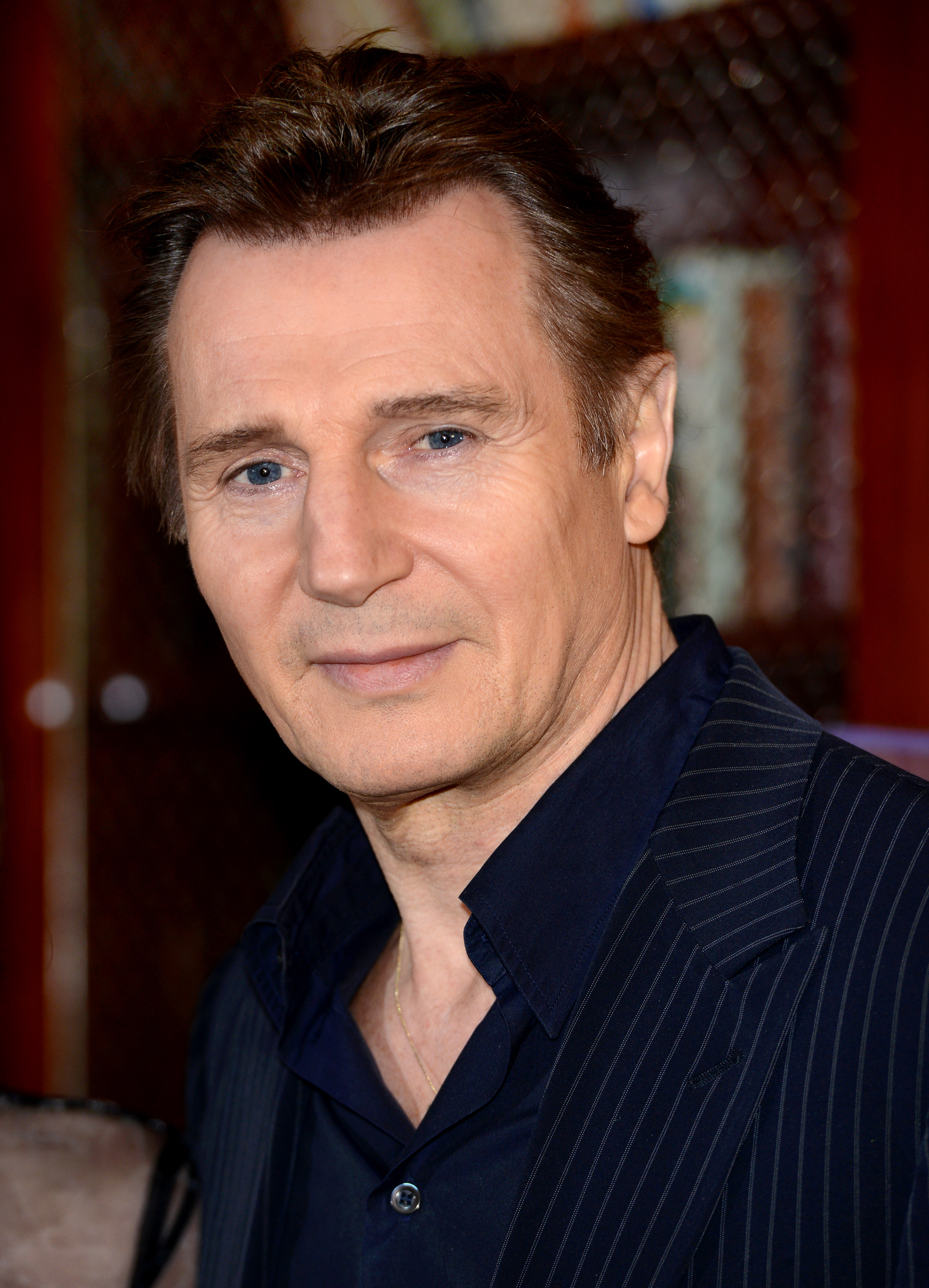Liam Neeson attends a photocall for the film "Non Stop" at The Dorchester on January 30, 2014 in London, England. (Karwai Tang—WireImage)