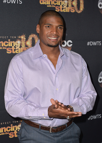 Michael Sam attends the premiere of ABC's "Dancing With The Stars" season 20 in West Hollywood, Calif. on March 16, 2015.