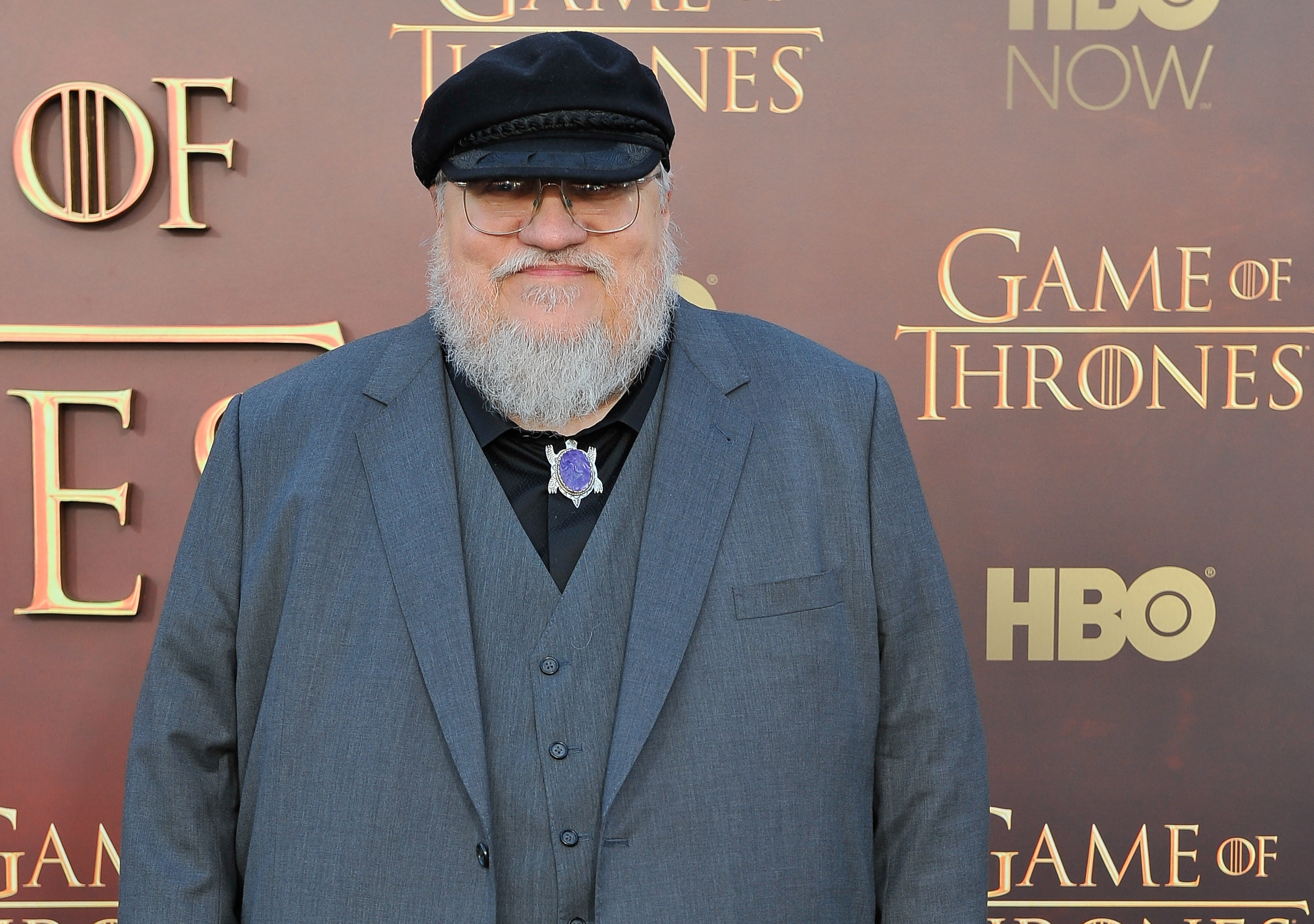 George R.R. Martin Writer/Co-Executive Producer attends HBO's 