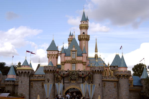 Cinderella's Castle at Disneyland in Anaheim, Calif.