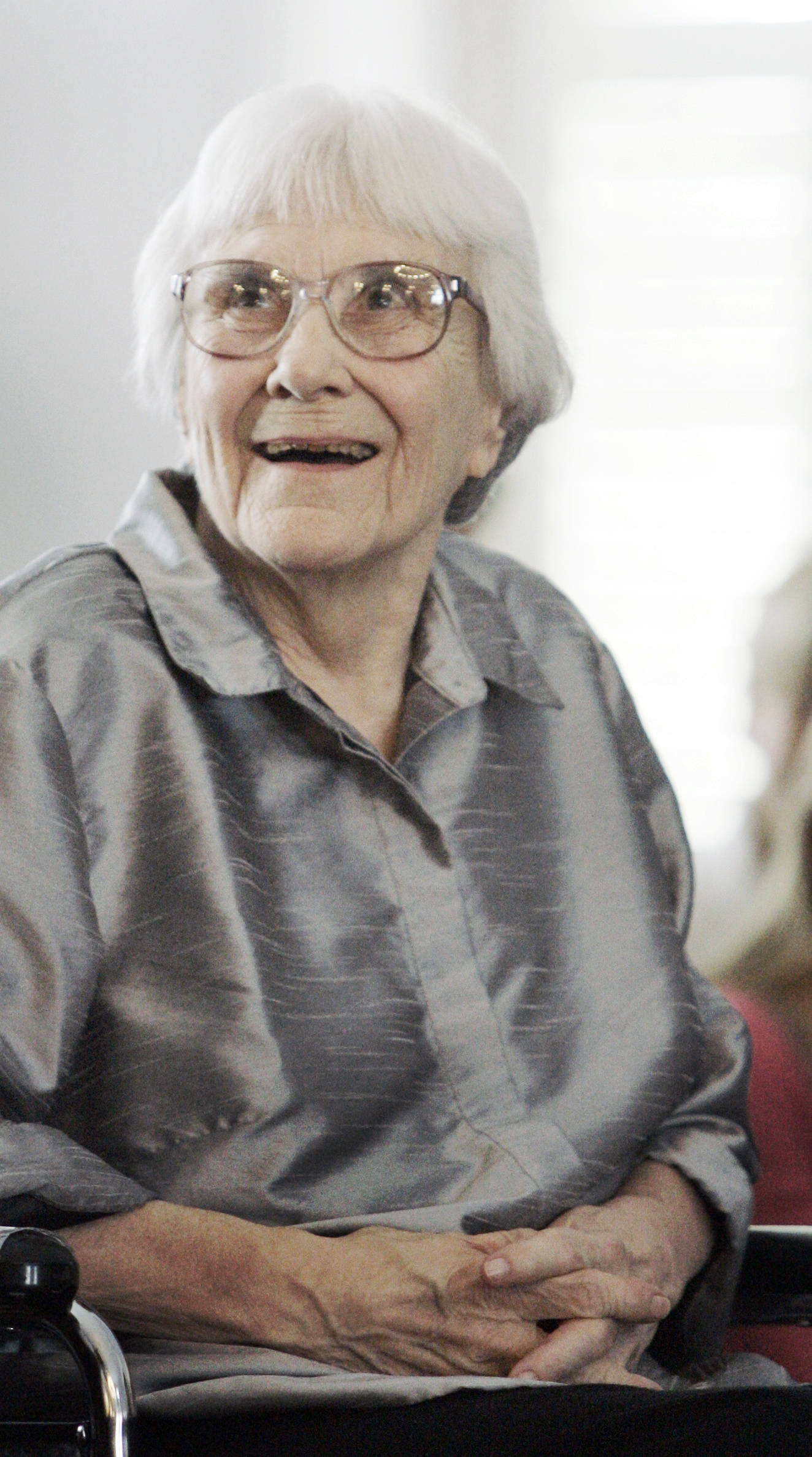 In this Aug. 20, 2007, photo, author Harper Lee appears in Montgomery, Ala. (Rob Carr—AP)