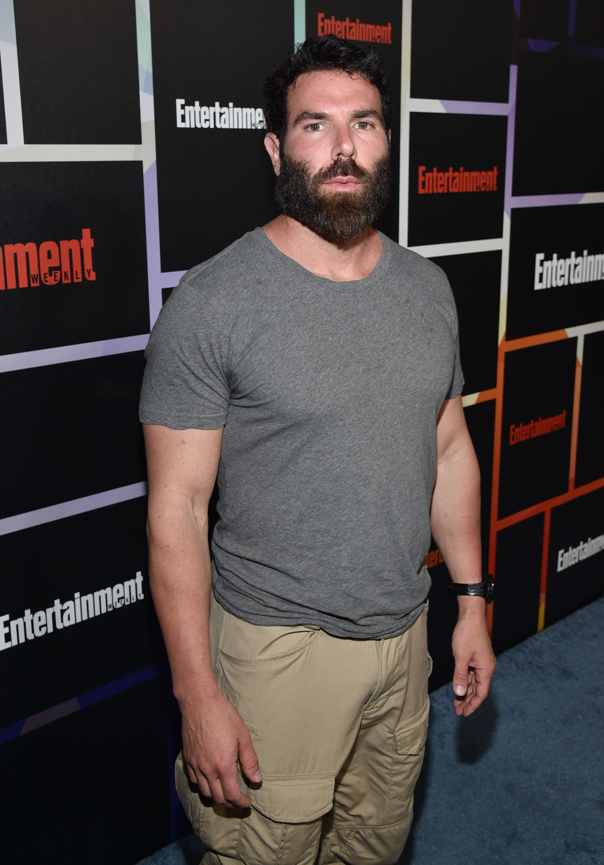 Dan Bilzerian arrives at Entertainment Weekly's Annual Comic-Con Closing Night Celebration in San Diego on July 26, 2014. (John Shearer—AP)