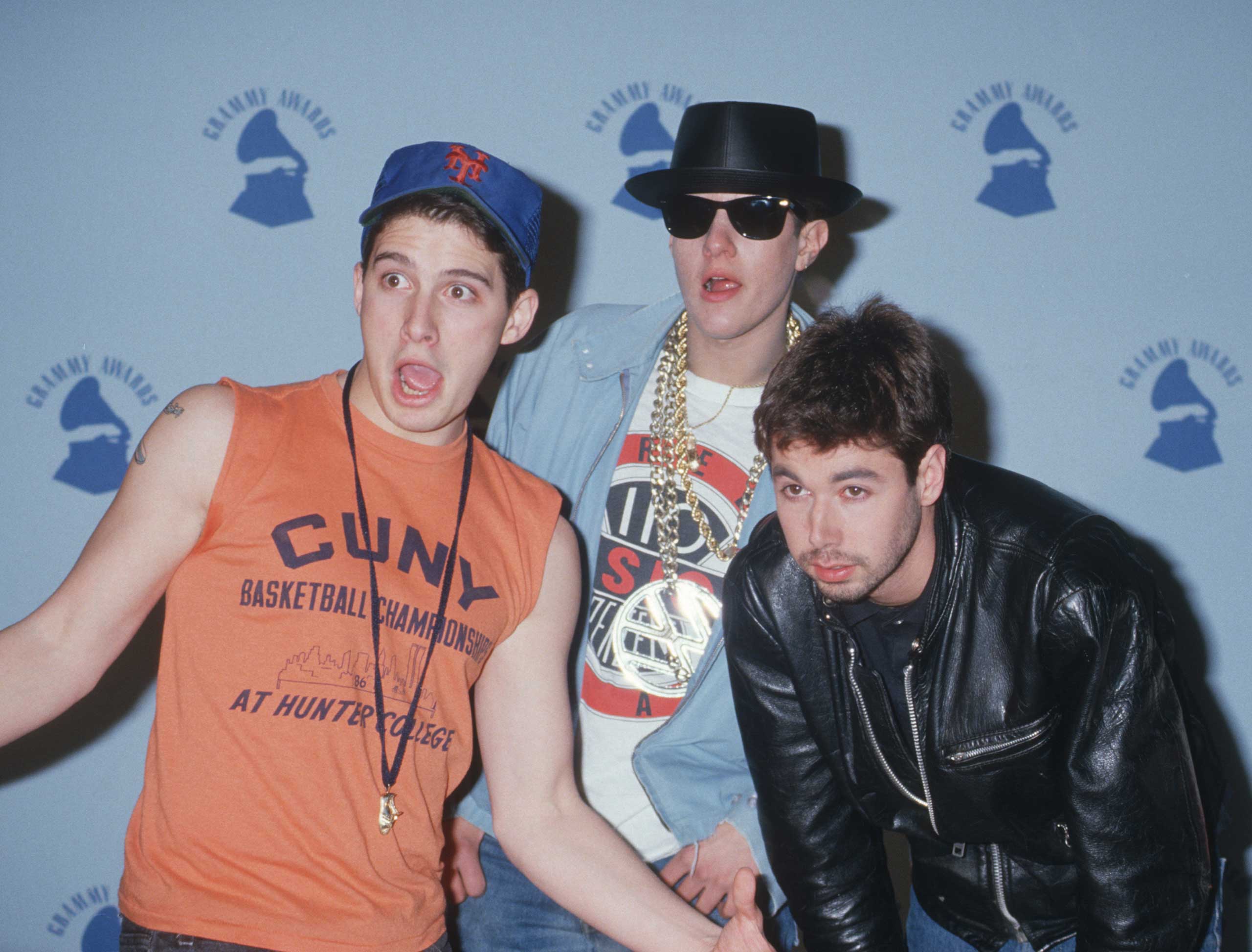 Adam Horovitz, Mike Diamond and Adam Yauch of the Beastie Boys, Feb. 24, 1987. (Ron Galella—WireImage/Getty Images)