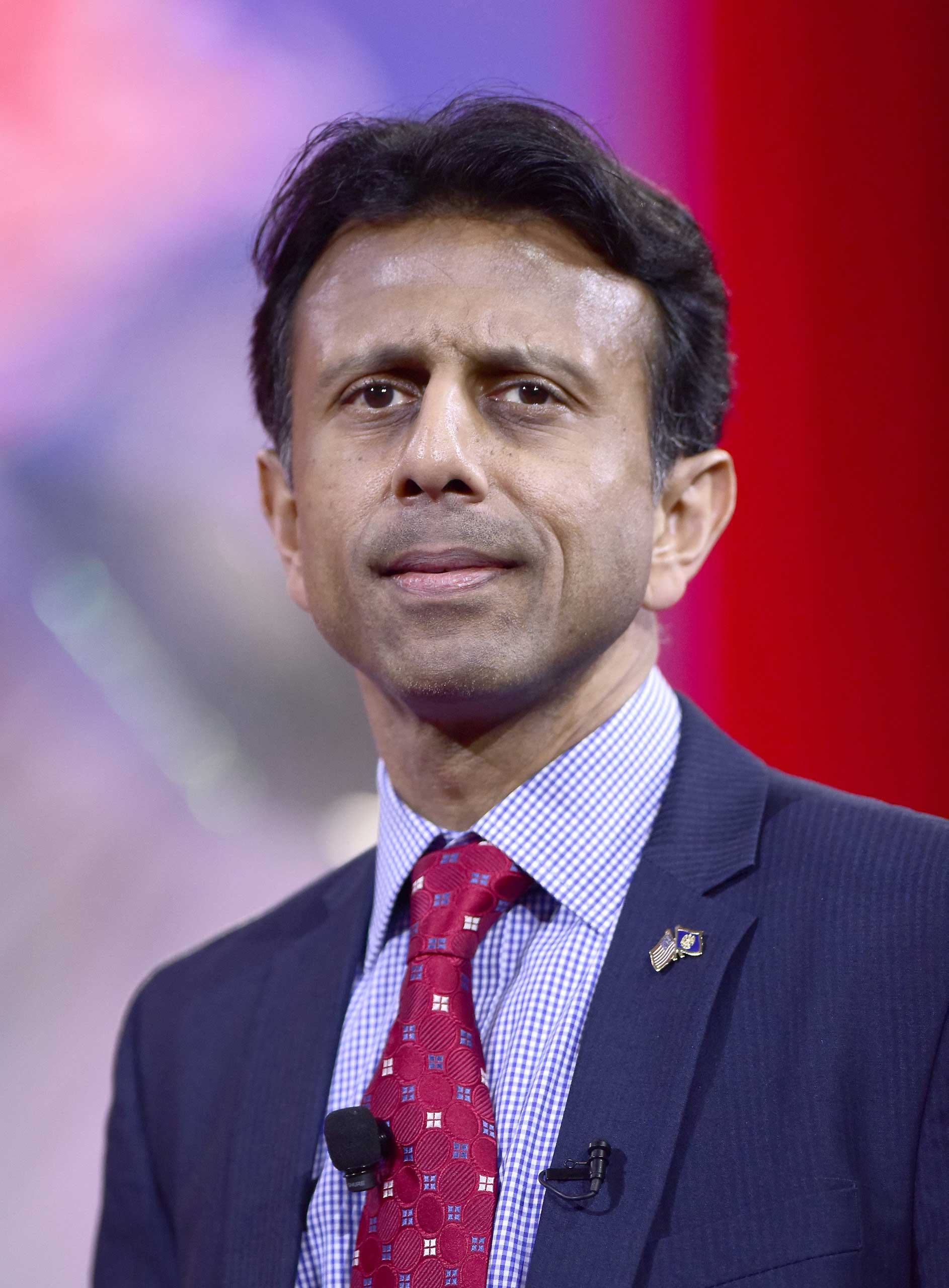 Louisiana Governor Bobby Jindal speaks at the Conservative Political Action Conference (CPAC) in National Harbor, Md. on Feb. 26, 2015. (Ron Sachs—dpa/Corbis)