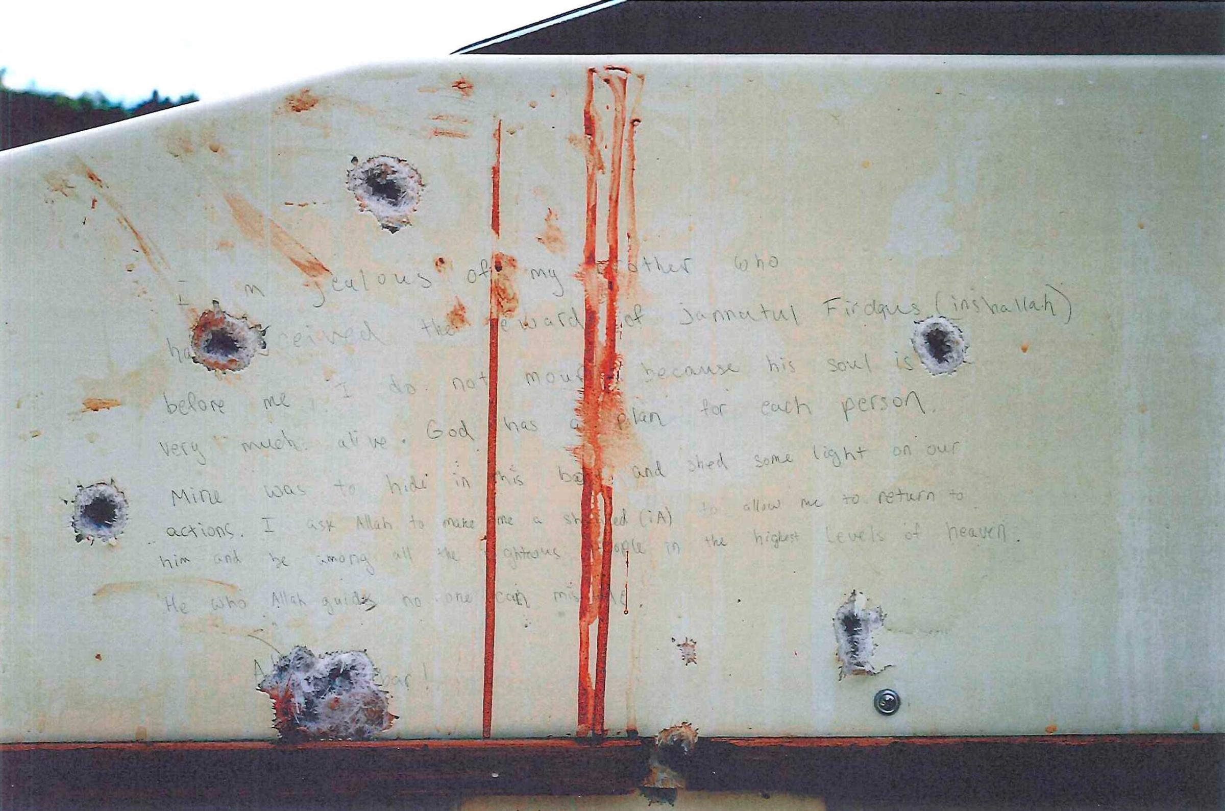 Boston Bombing Trial Evidence Dzhokhar Tsarnaev