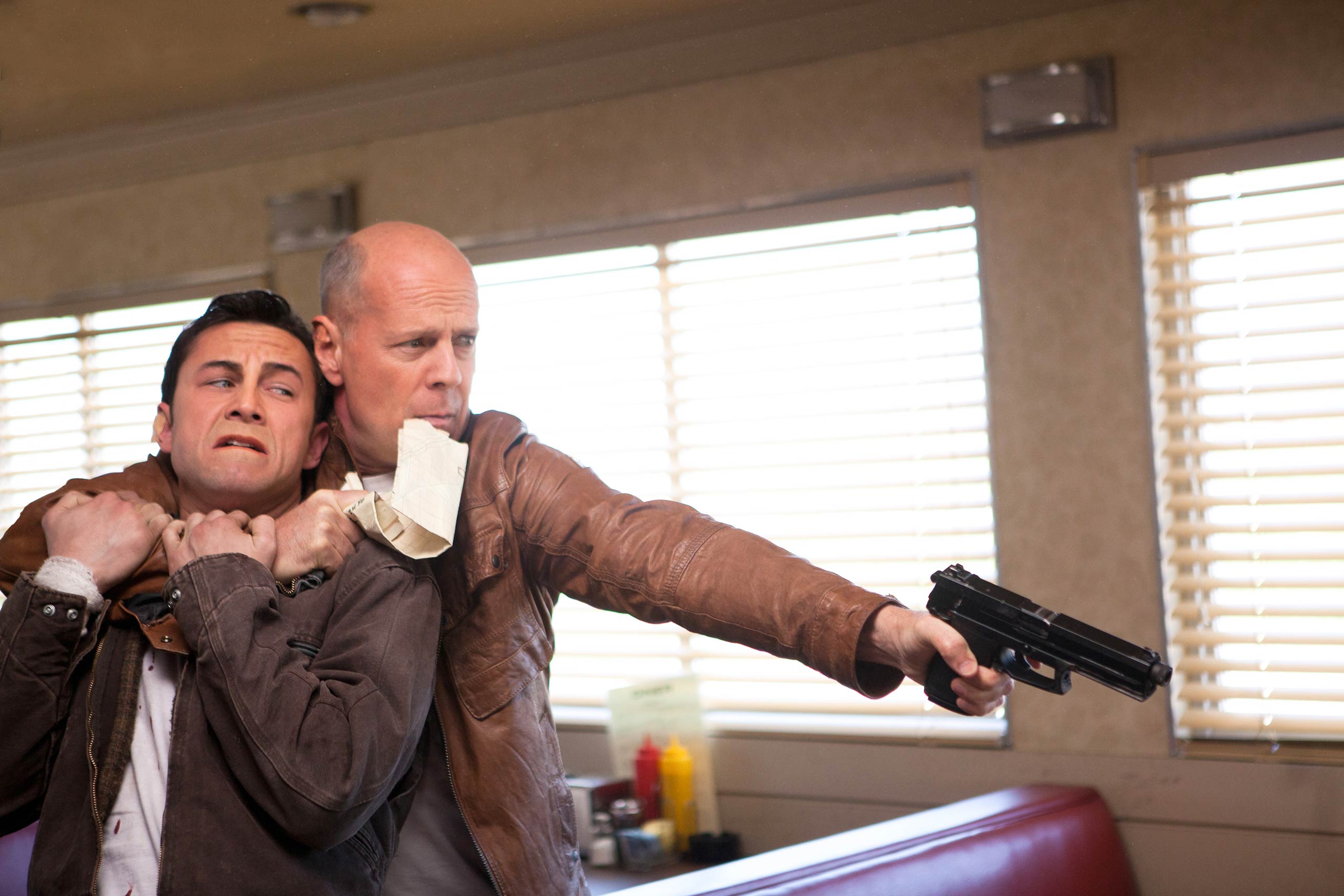 Bruce Willis as Older Joe in Looper, 2012.