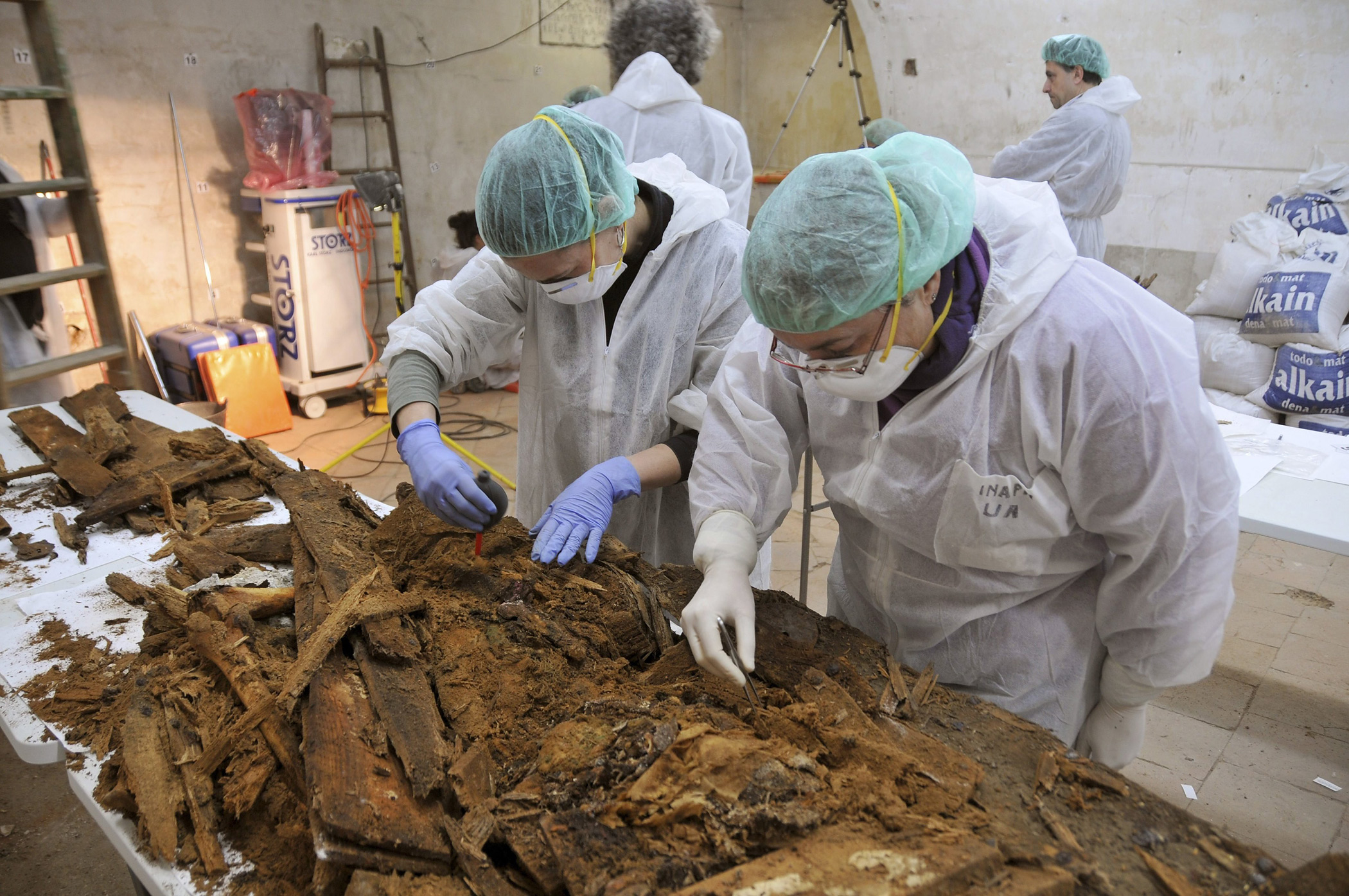 Search of human remains of Cervantes continues
