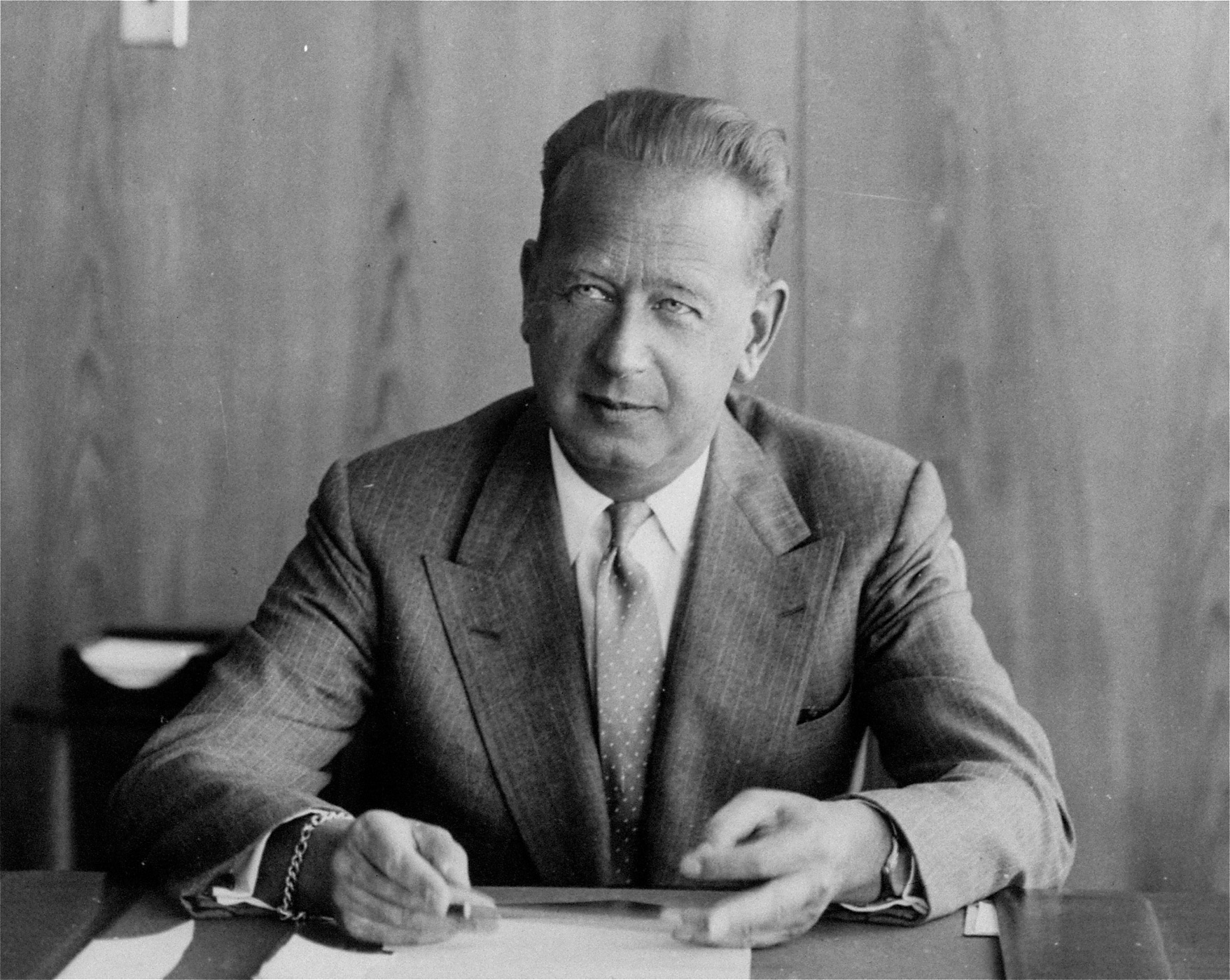 Dag Hammarskjold, former Secretary General of the United Nations, is seen in 1959. (AP)