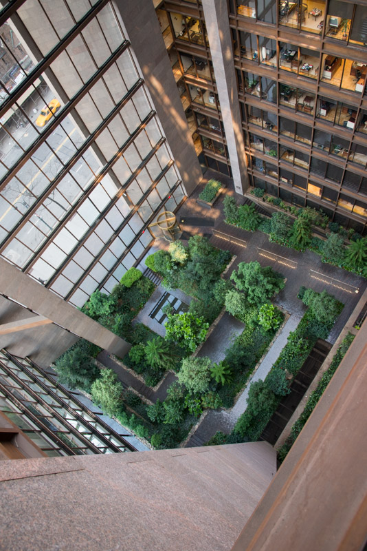 Ford Foundation, 321 East 42nd Street, Manhattan. Photograph by Larry Lederman © All rights reserved.