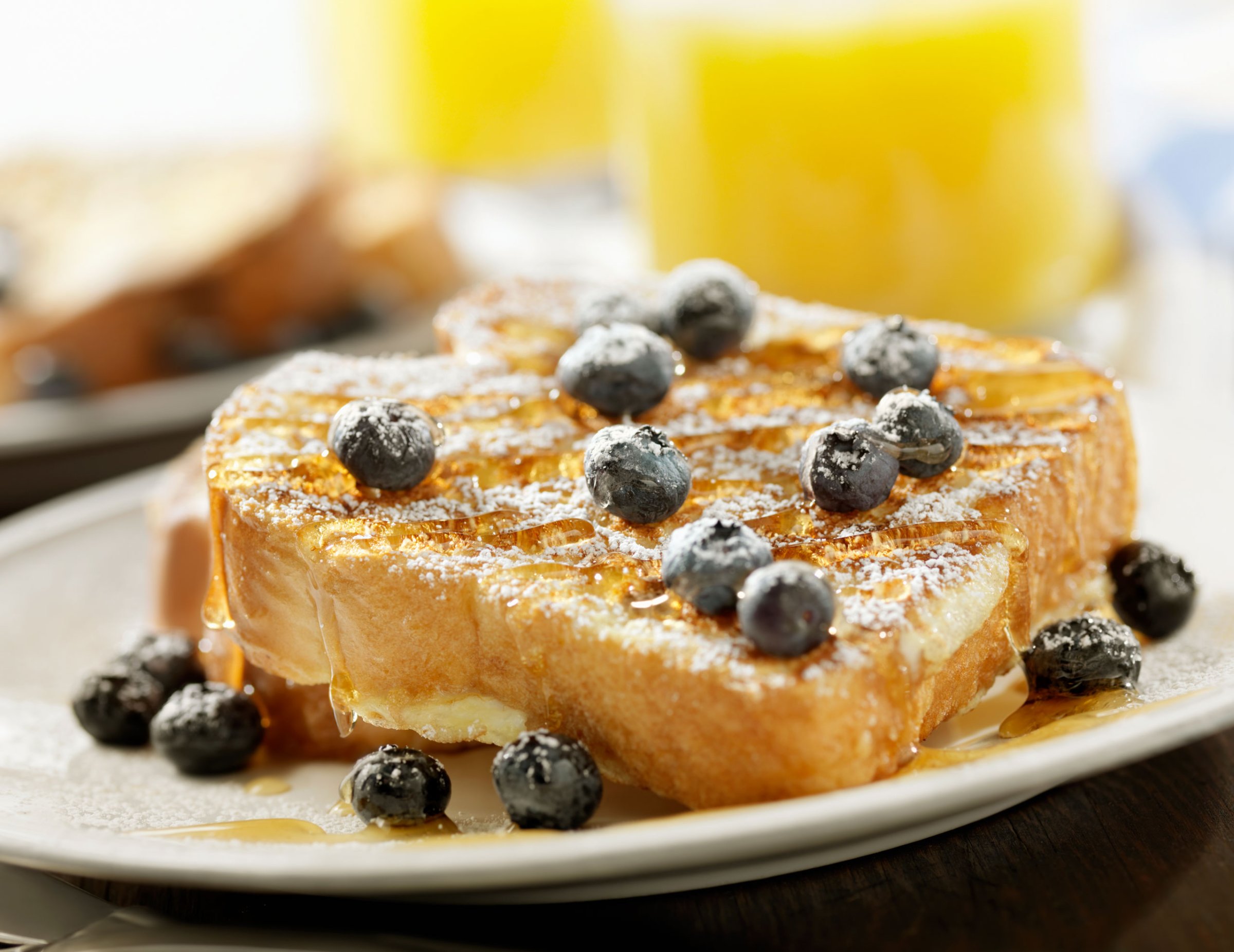 french toast maple syrup breakfast