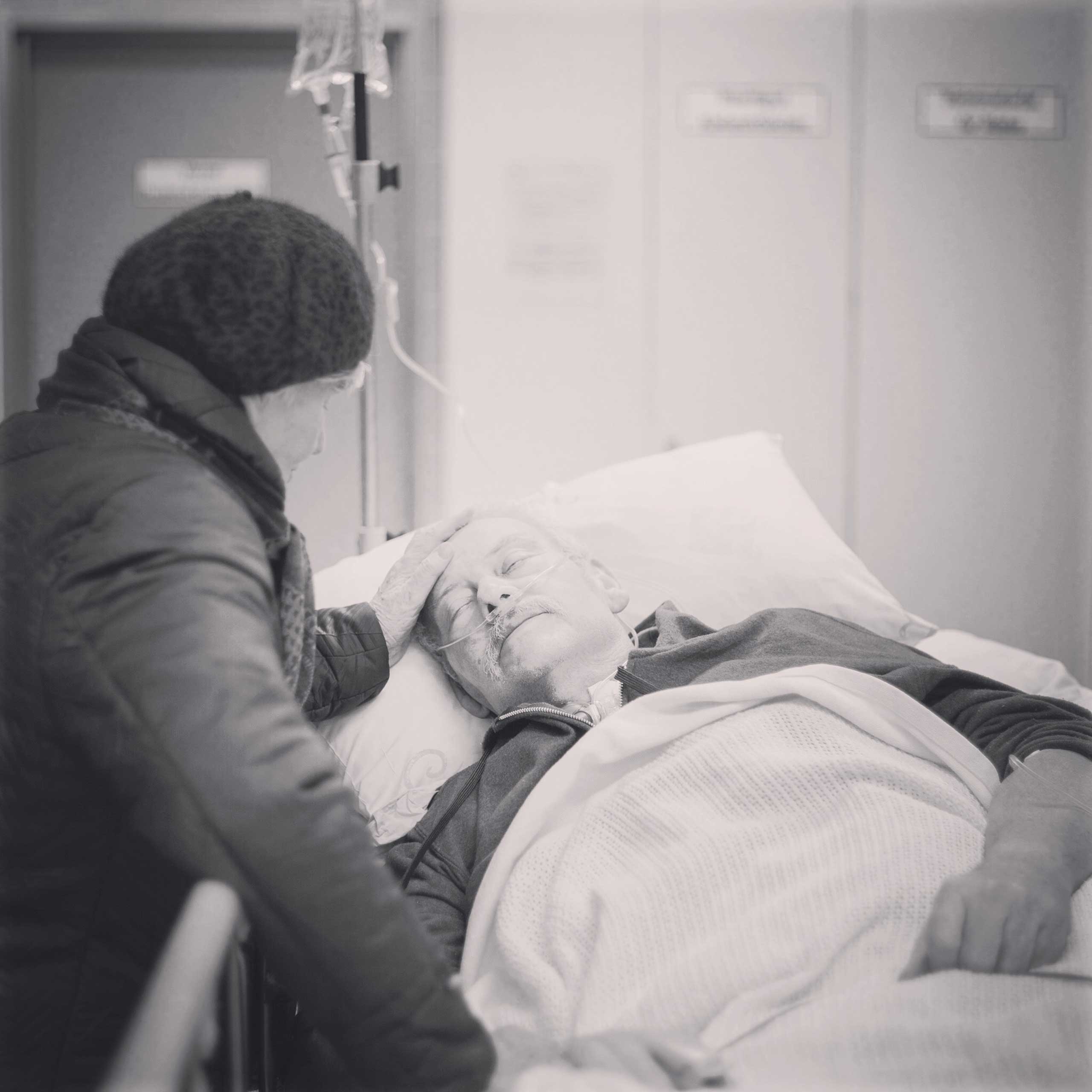 Oma seeing him for the first time since the accident