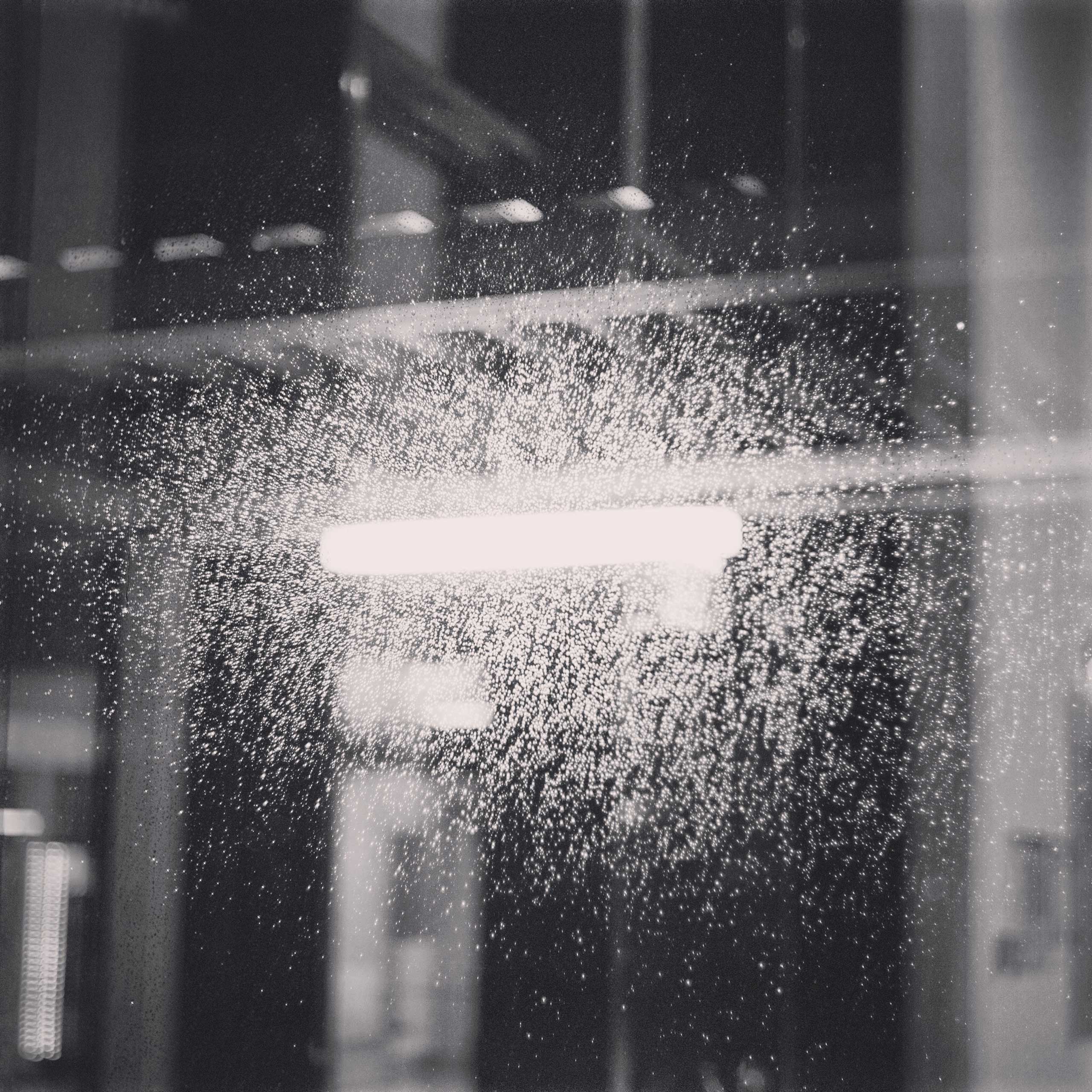 Rain outside the hospital