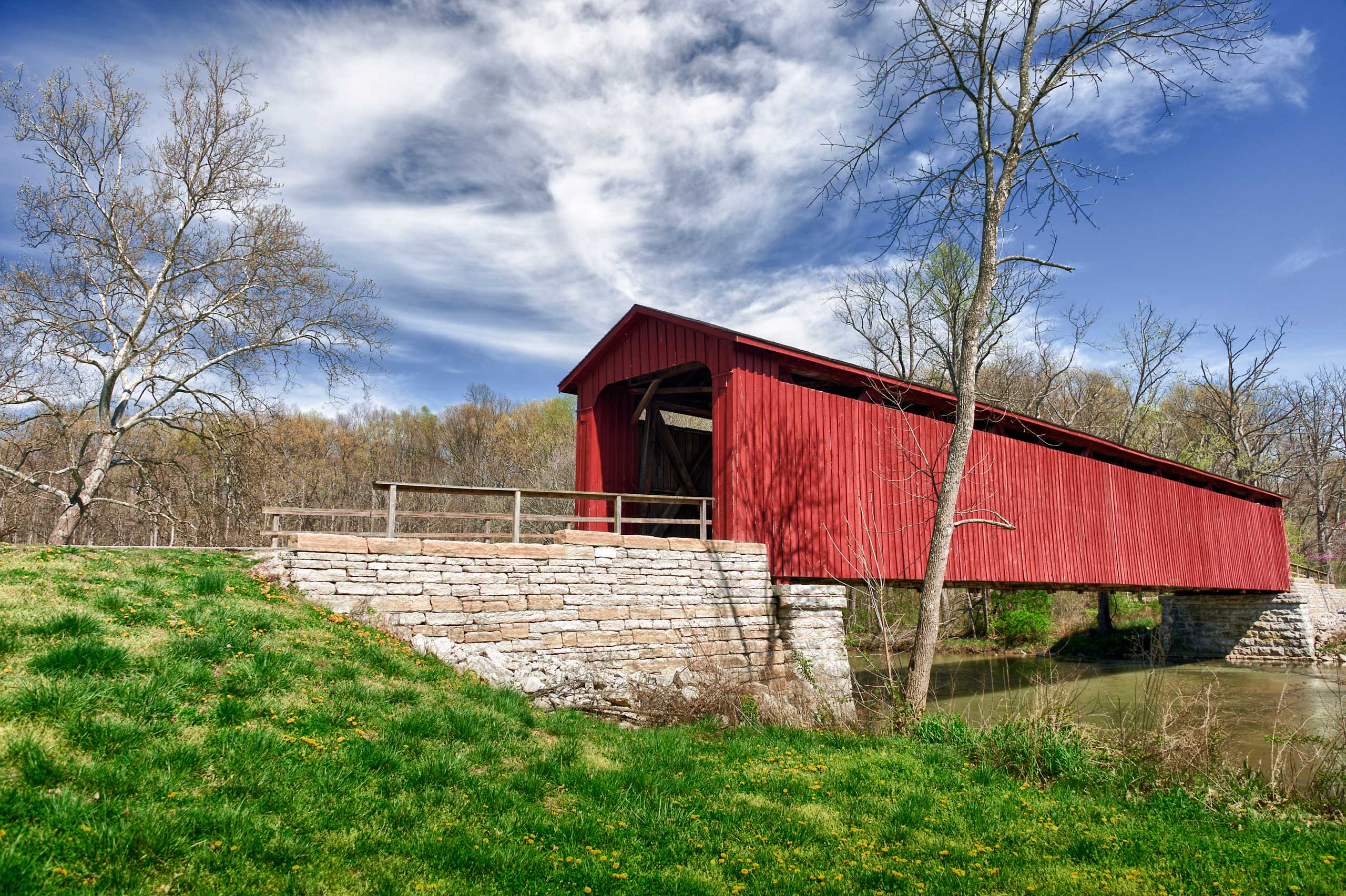 I mean, look at that covered bridge. (Getty Images)