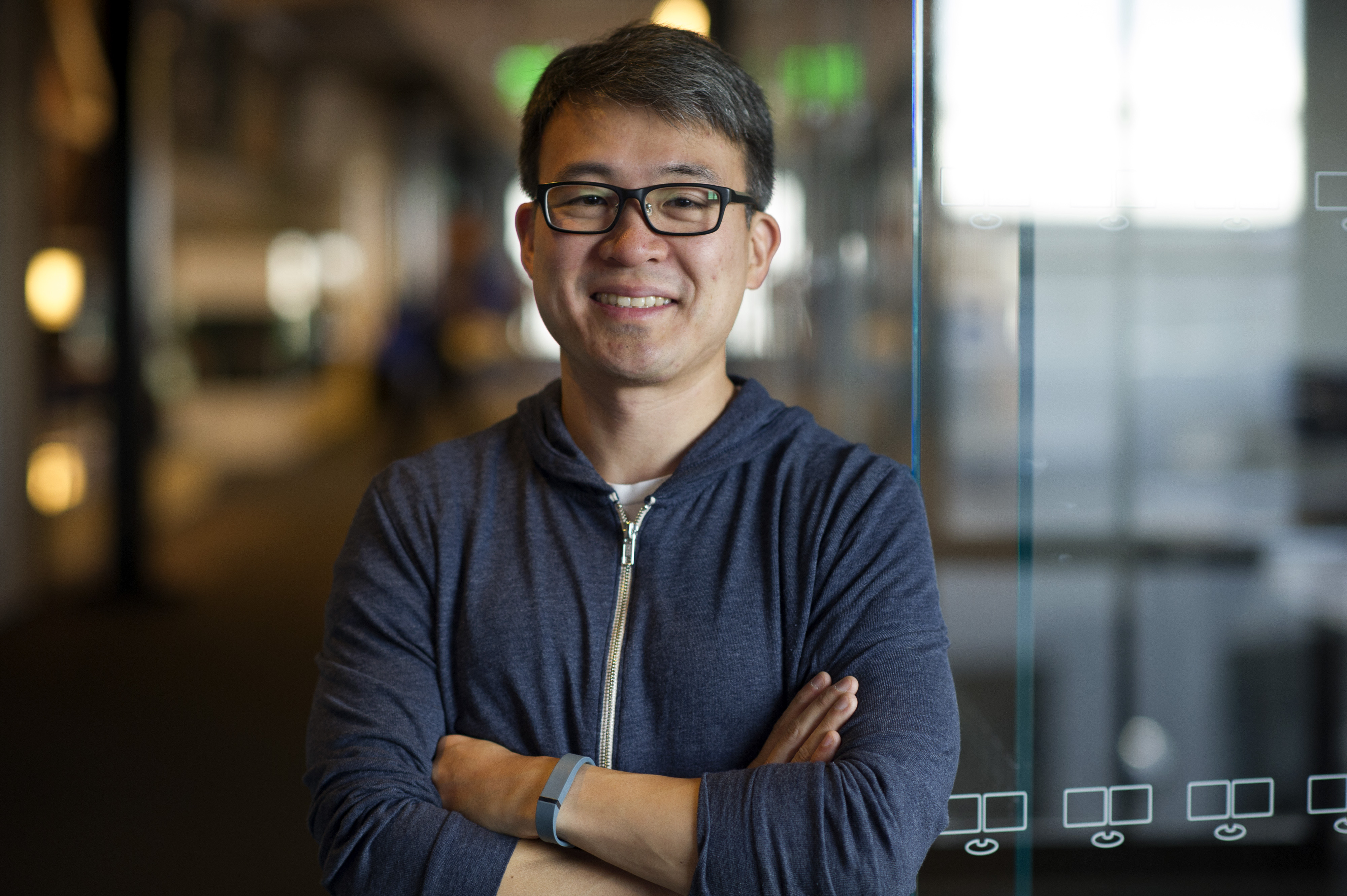 James Park, co-founder and chief executive officer of Fitbit Inc. in San Francisco on Aug. 22, 2014. (David Paul Morris—Bloomberg/Getty Images)