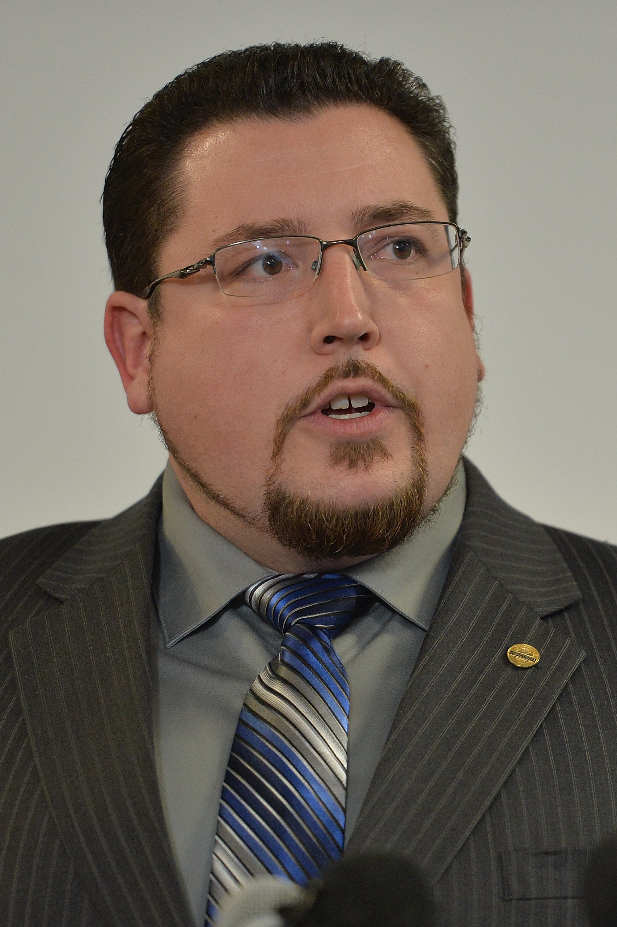 Ferguson Mayor James Knowles speaks at a news conference on the just-released Department of Justice report investigating the city police department on March 4, 2015 in Ferguson.