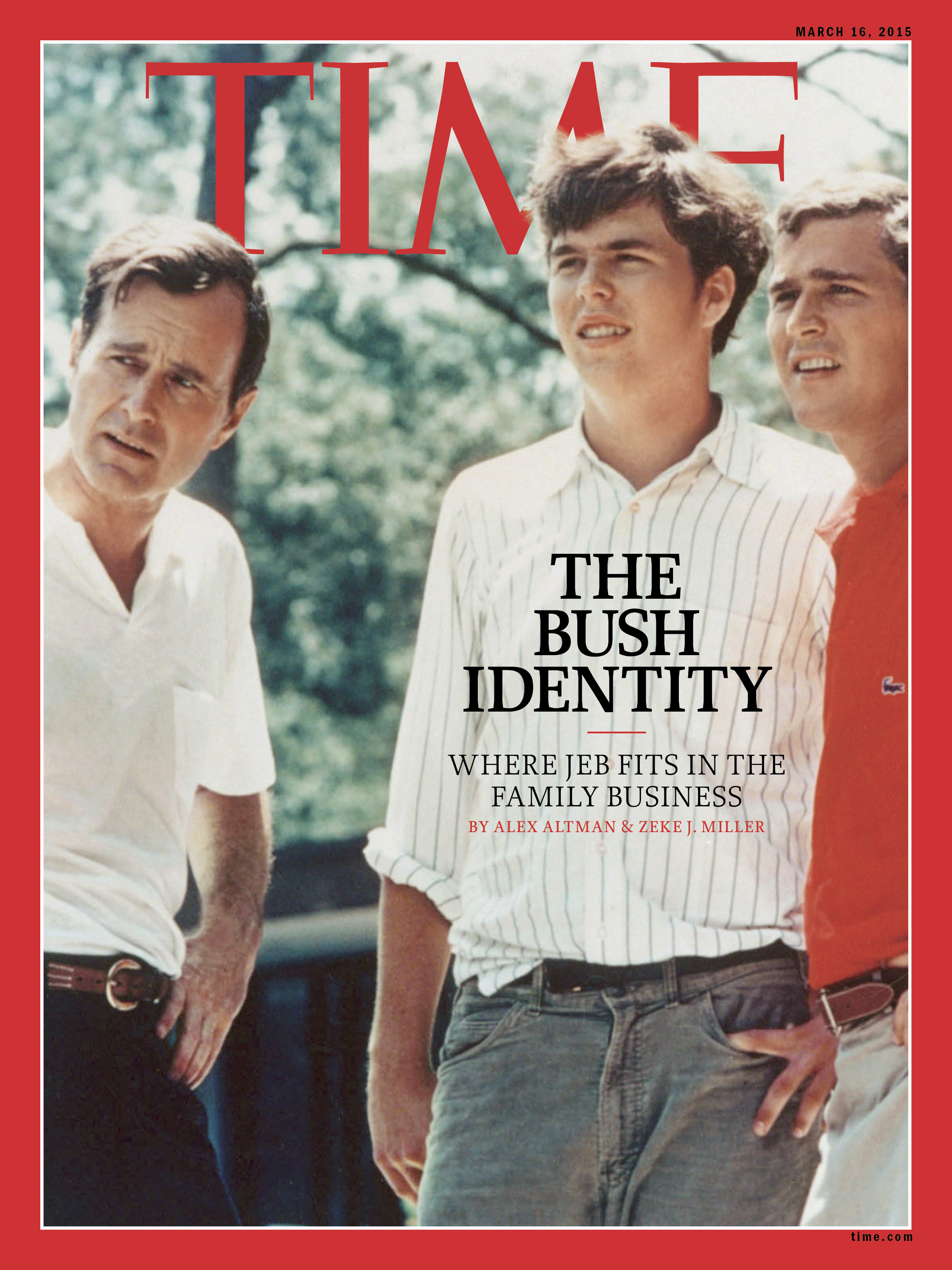 George H. W. Bush, Jeb and George W. from 1970. (George Bush Presidential Library and Museum/Corbis)