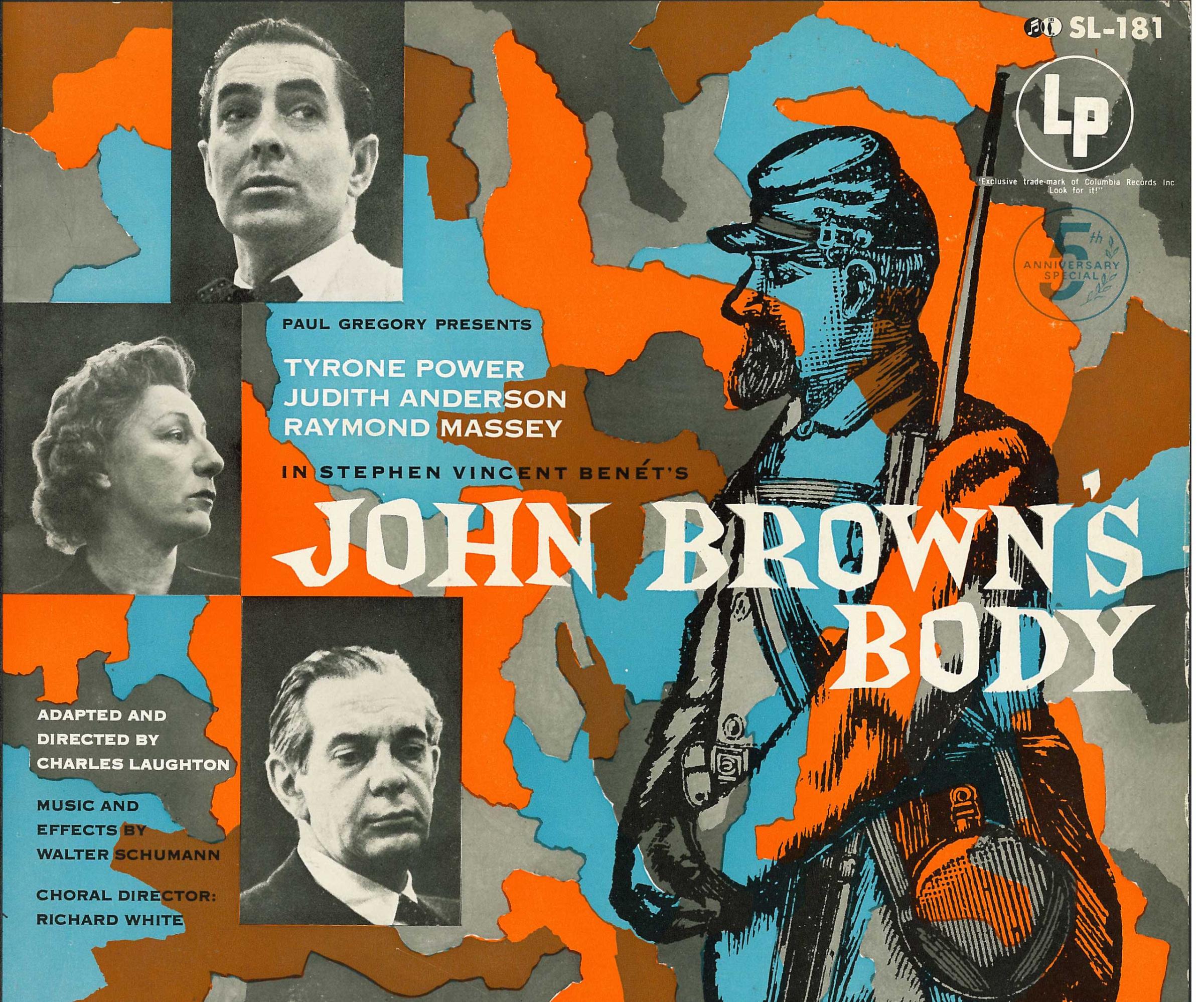 "John Brown's Body" (1953 album release). Courtesy Columbia Masterworks.