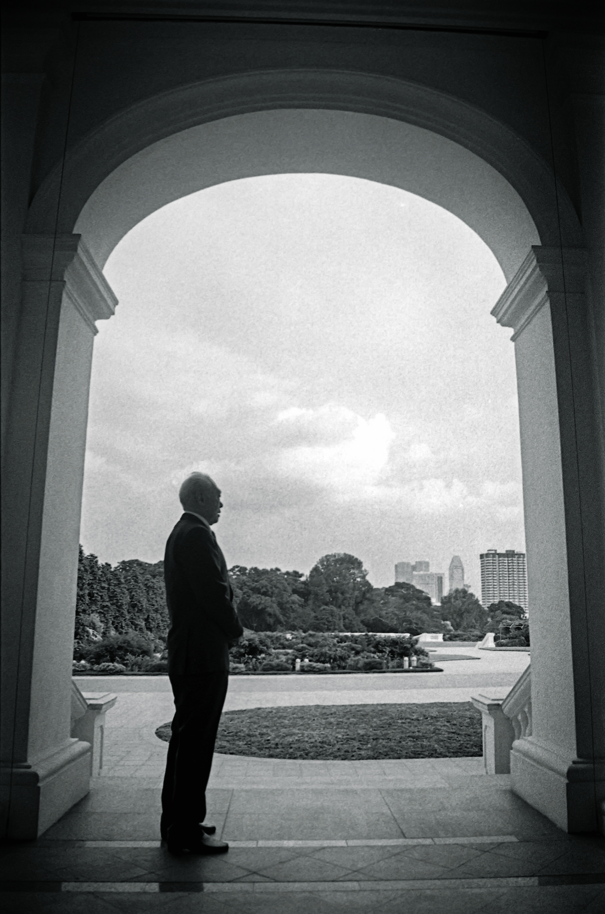 Lee, in 2000, at the Istana in Singapore, where he spent decades as the city-state’s Prime Minister. (Russel Wong—Corbis)
