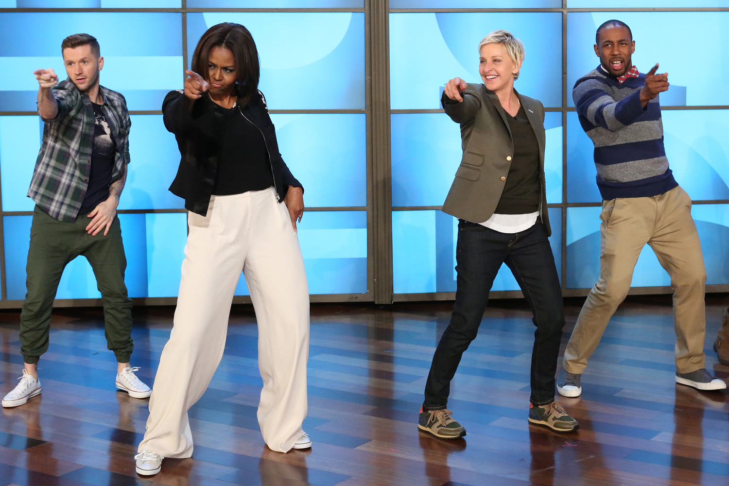 Michelle Obama And Ellen Degeneres Dance To Uptown Funk Time Com