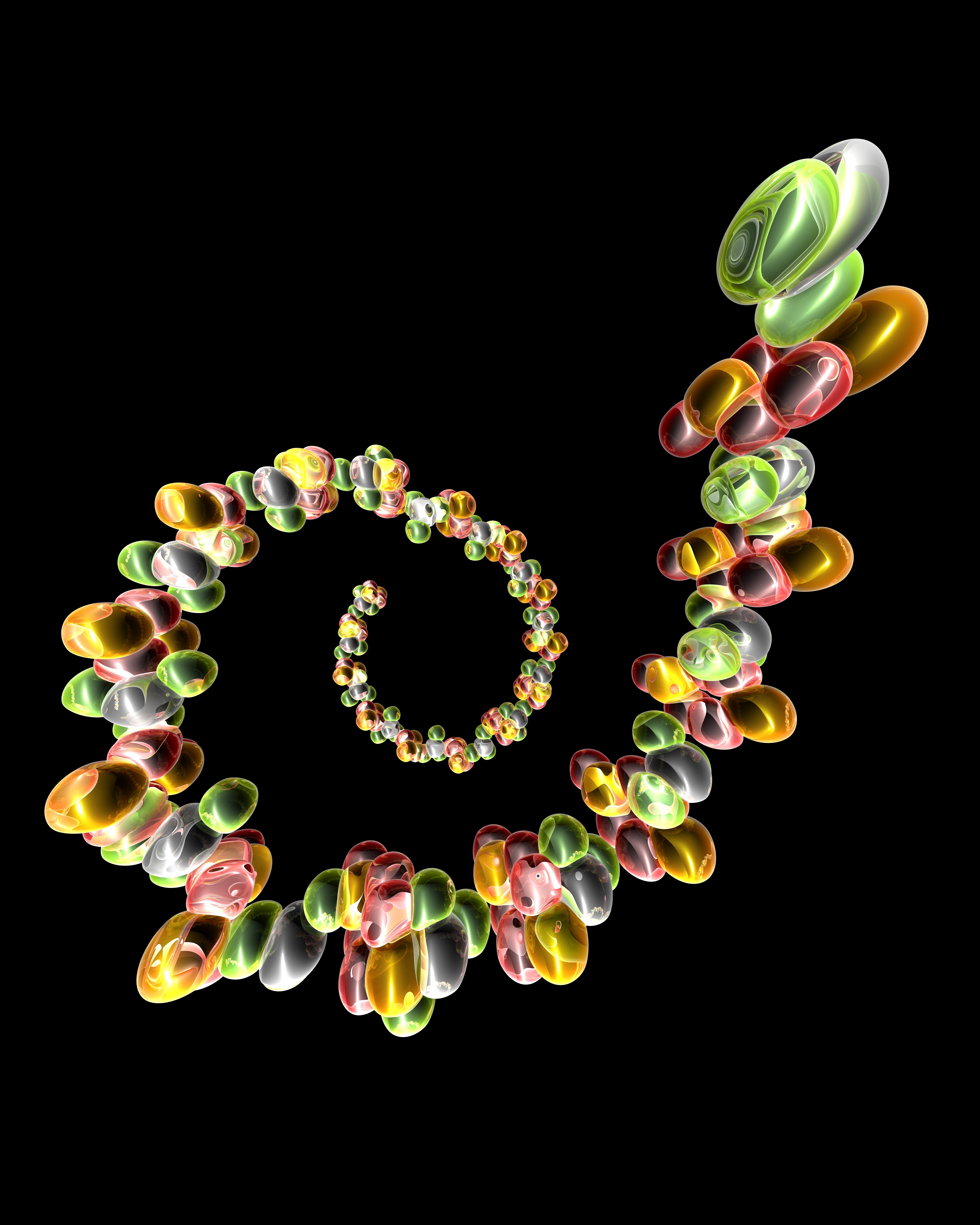Conceptual artwork of ribonucleic acid. (Getty Images)