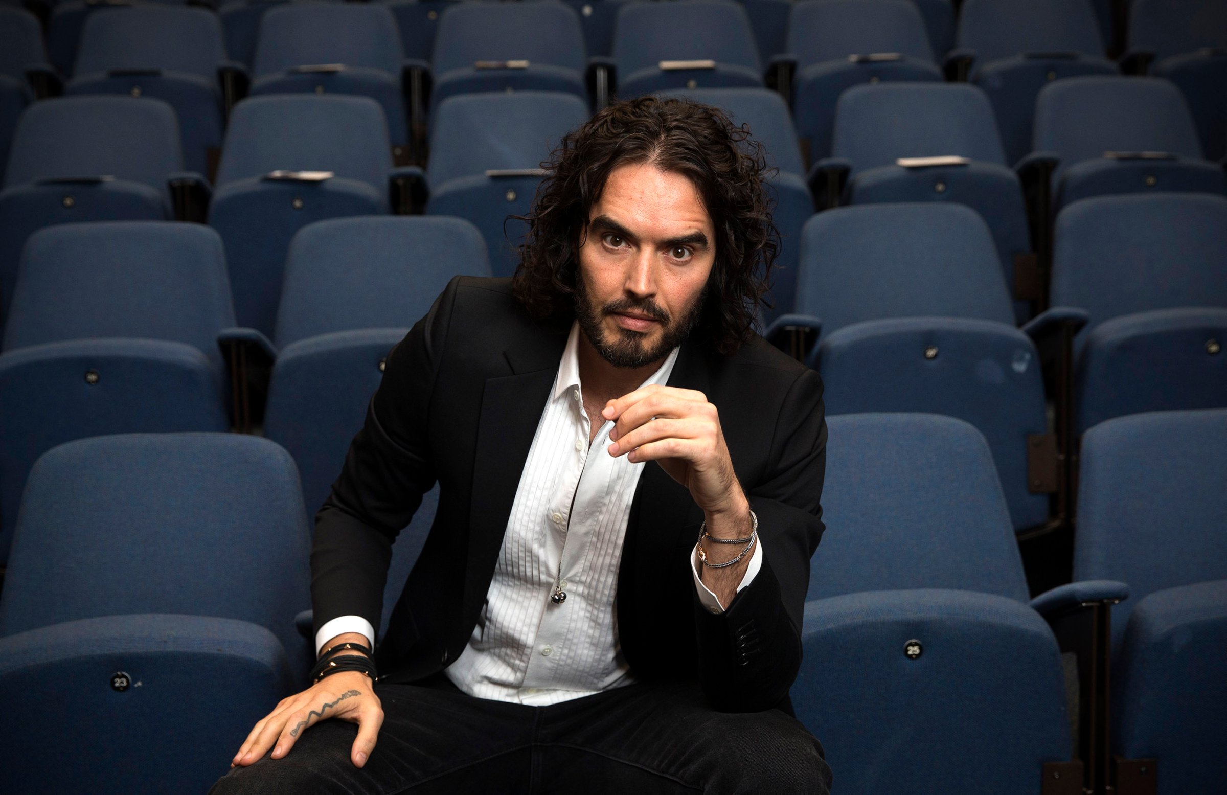 Russell Brand on Nov. 25, 2014 in London.