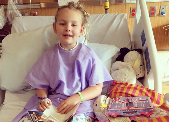 Eight-year-old Bailey Sheehan was diagnosed with mysterious paralysis in October. (Mikell Sheehan)