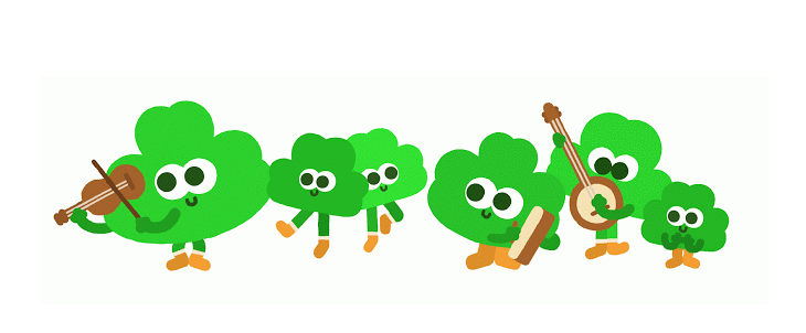 St. Patrick's Day: New Google Doodle Features Dancing Shamrocks | Time