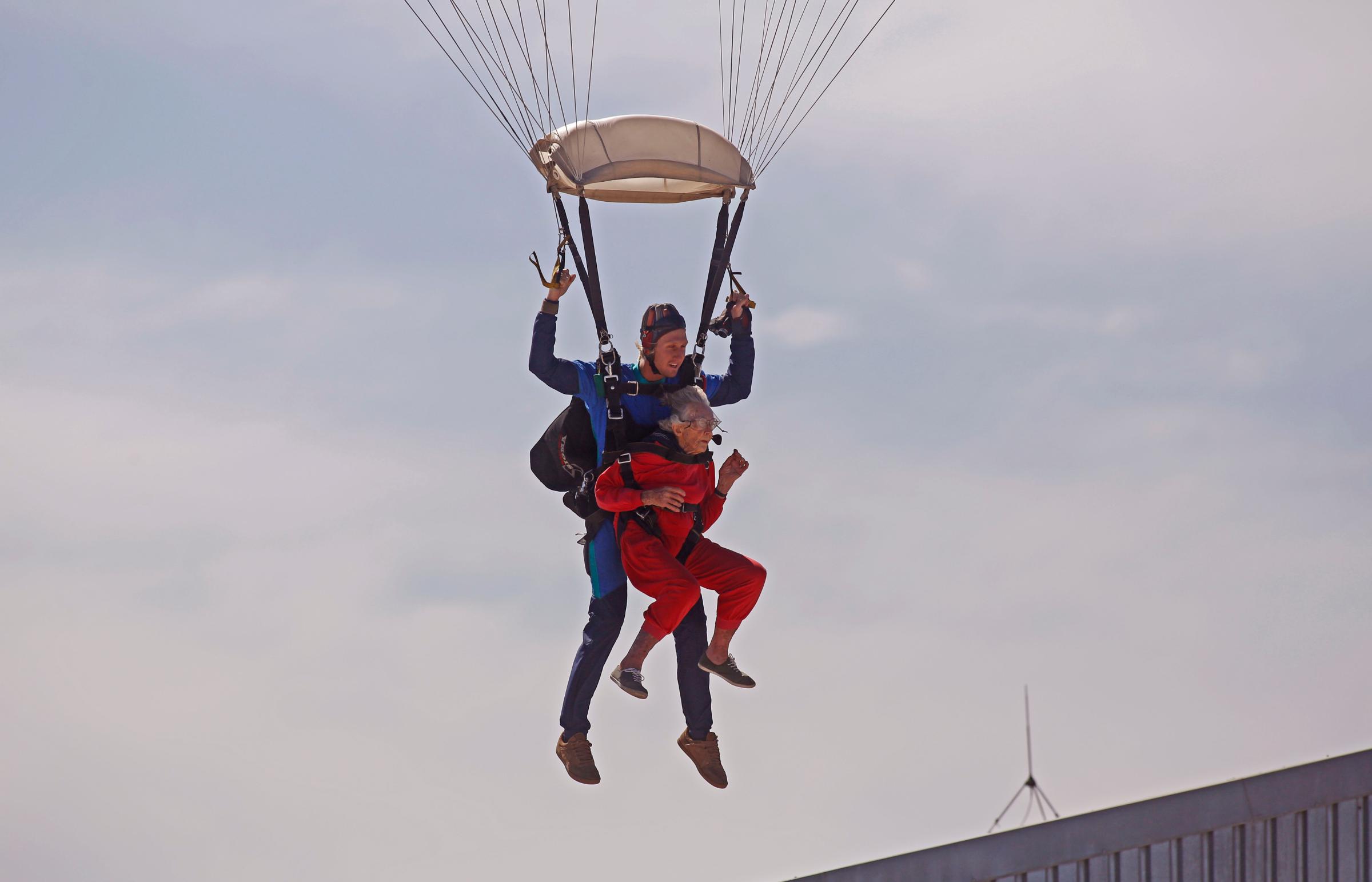South Africa Centenarian Skydiver