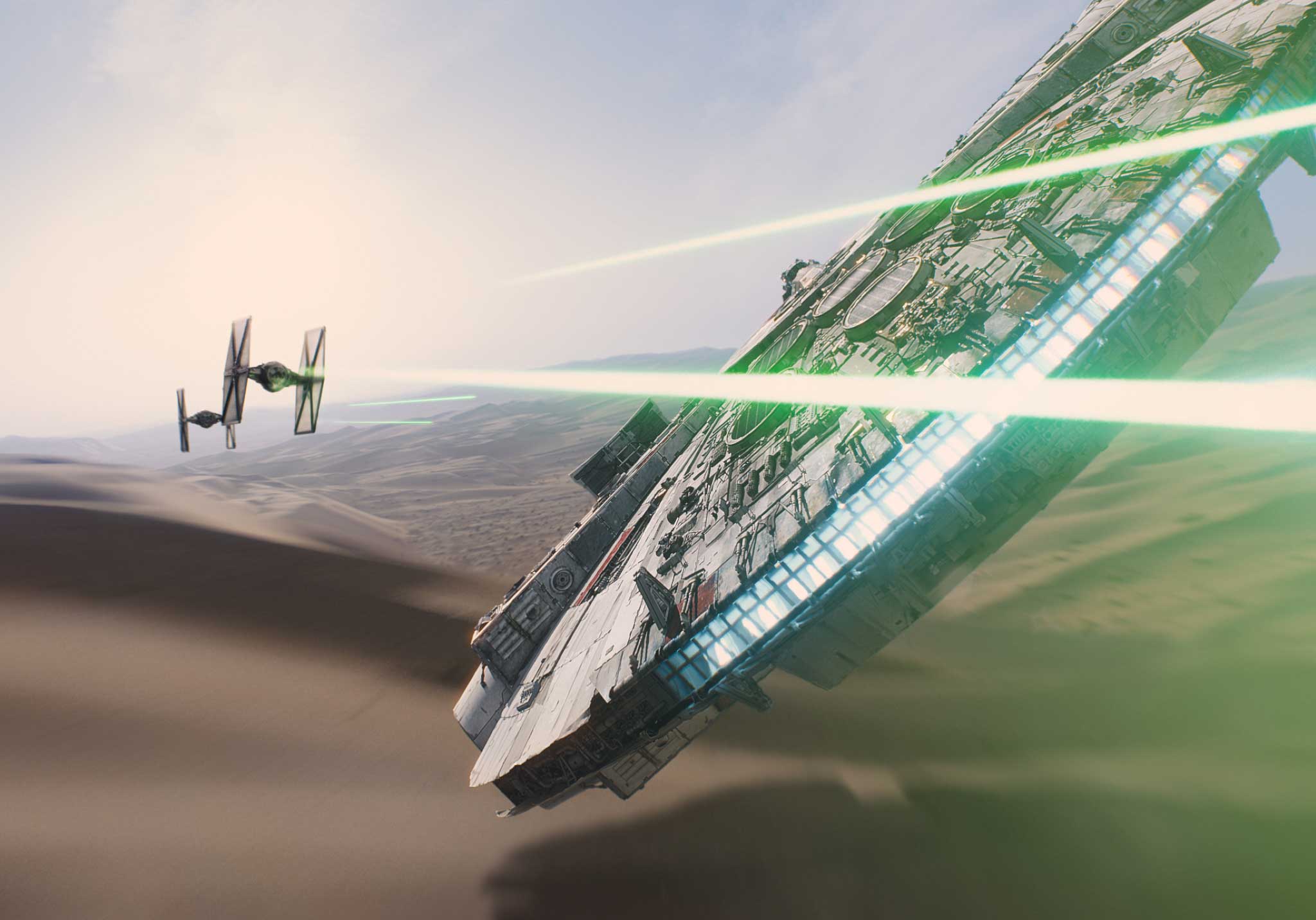 In this image released by Disney, a scene is shown from the upcoming film, "Star Wars: The Force Awakens," expected in theaters on Dec. 18, 2015.