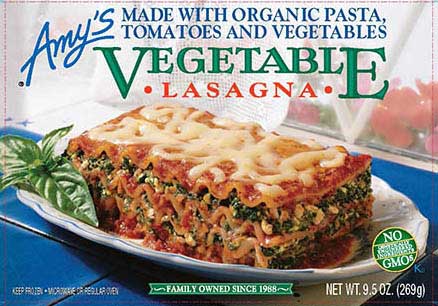 Frozen Vegetable Lasagna
