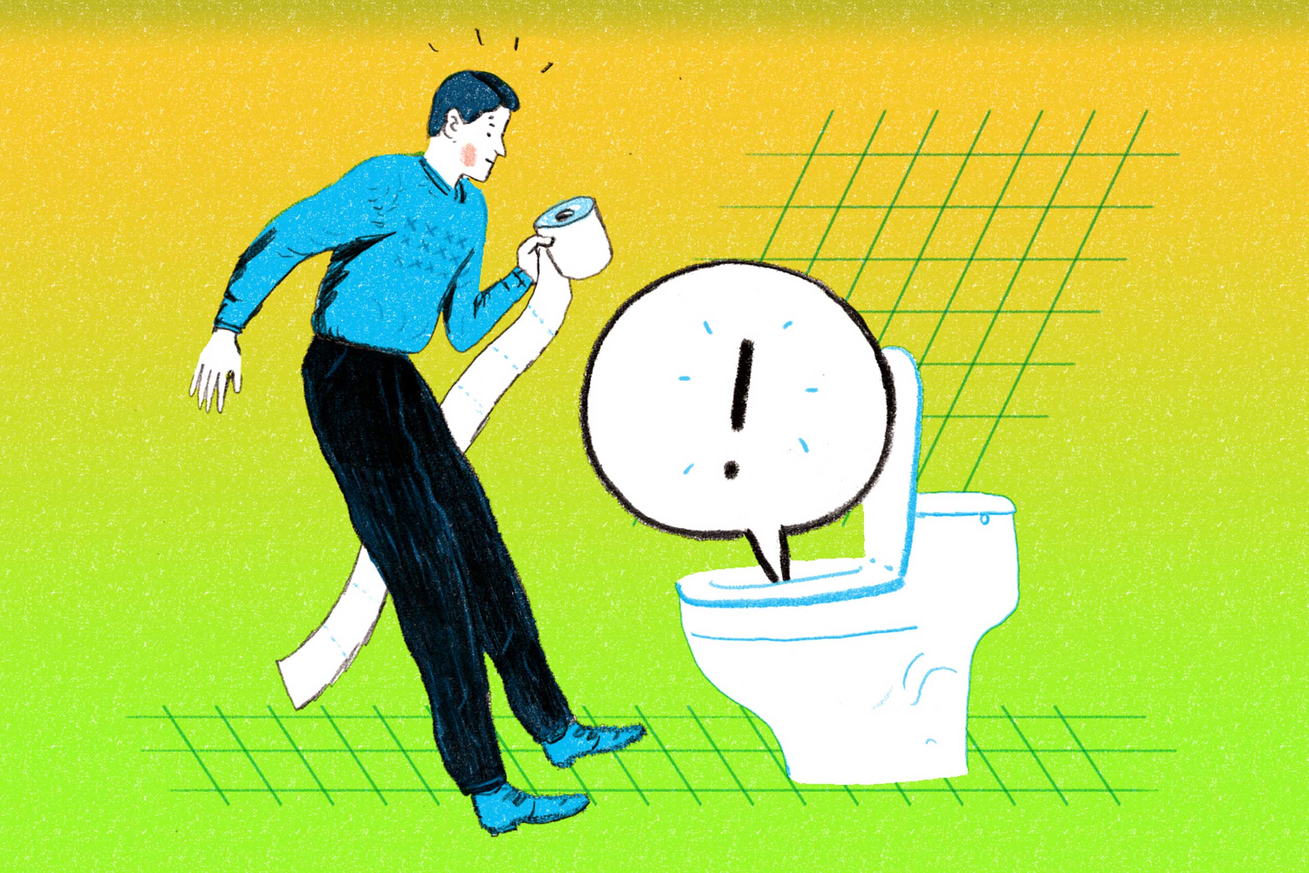<strong><a href="http://time.com/3625206/poop-health/" target="_blank">You Asked: What Is My Poo Telling Me?</a></strong> If you listen hard enough, you'll hear all kinds of health stories from #2. (Illustration by Peter Oumanski for TIME)