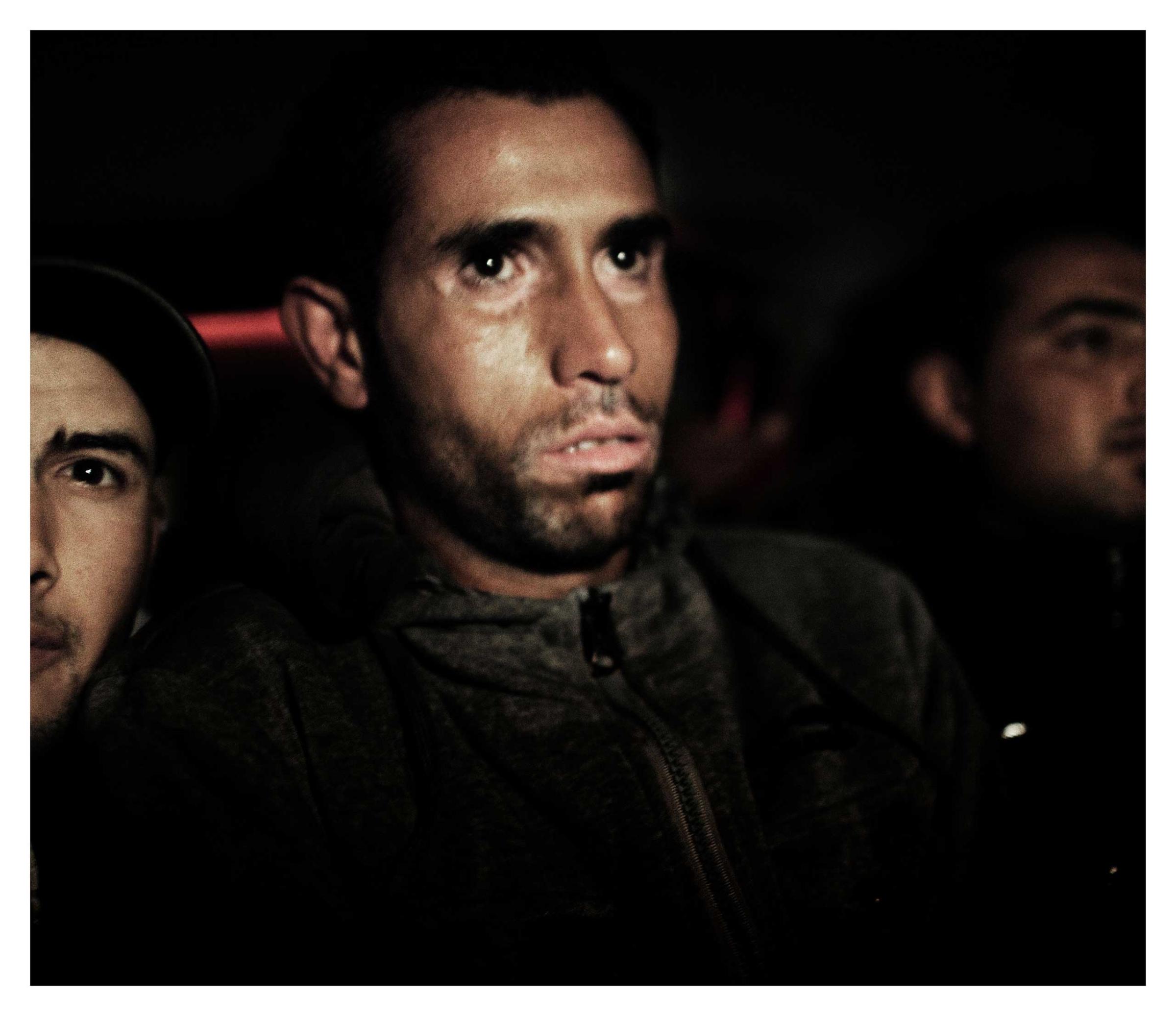 Zarzis, Tunisia - 03/2011. Migrants getting ready to board the boat to reach Italy from the coast of Tunisia.