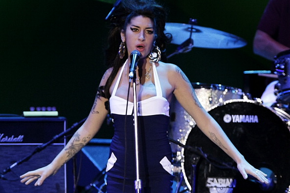 Amy Winehouse performs on stage at Arena Anhembi in São Paulo on Jan. 15, 2010 (Keiny Andrade—LatinContent/Getty Images)