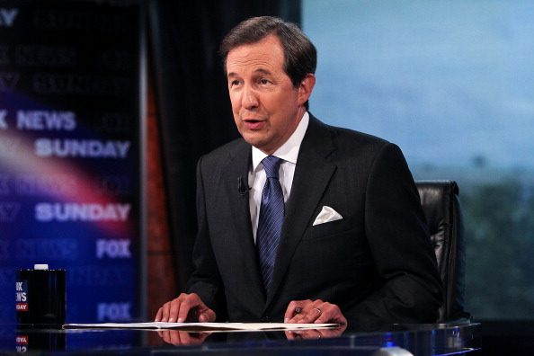 Chris Wallace during "FOX News Sunday" in Washington on July 27, 2012.