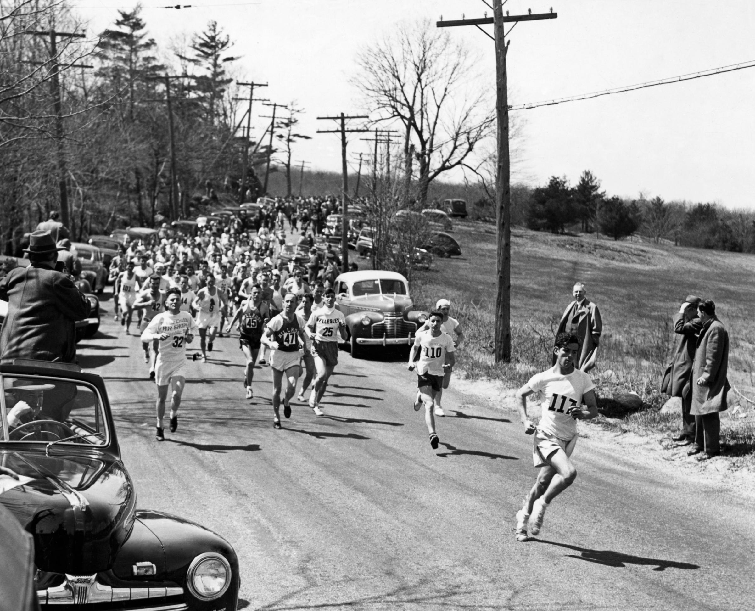 Boston Marathon View In 1946