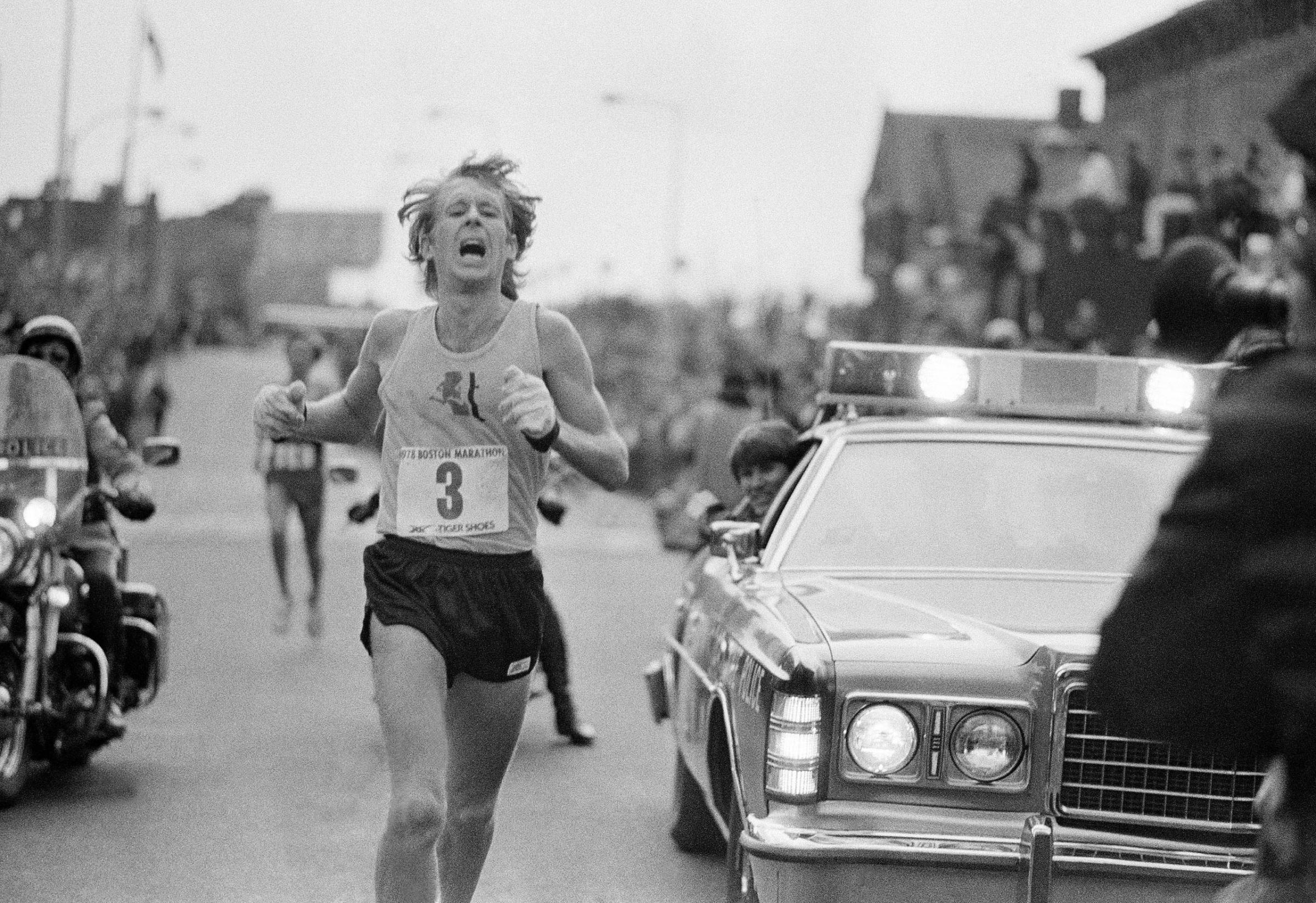 Bill Rodgers, winner of the 1978 Boston Marathon