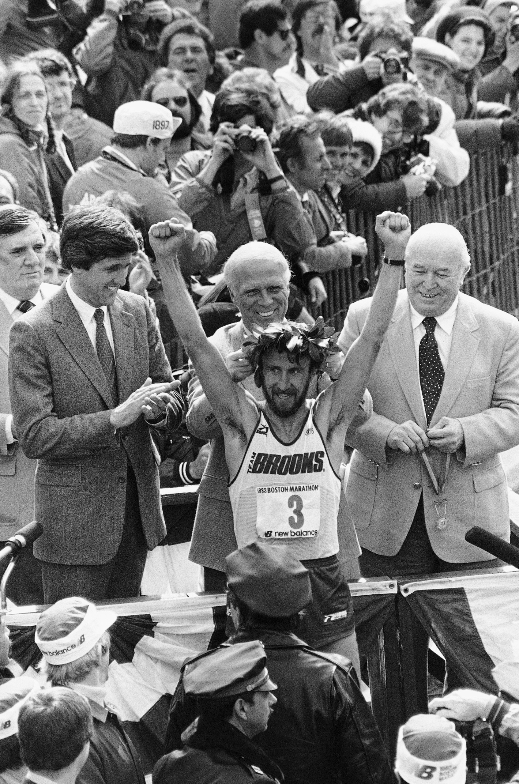 Greg Meyer, winner of the 1983 Boston Marathon