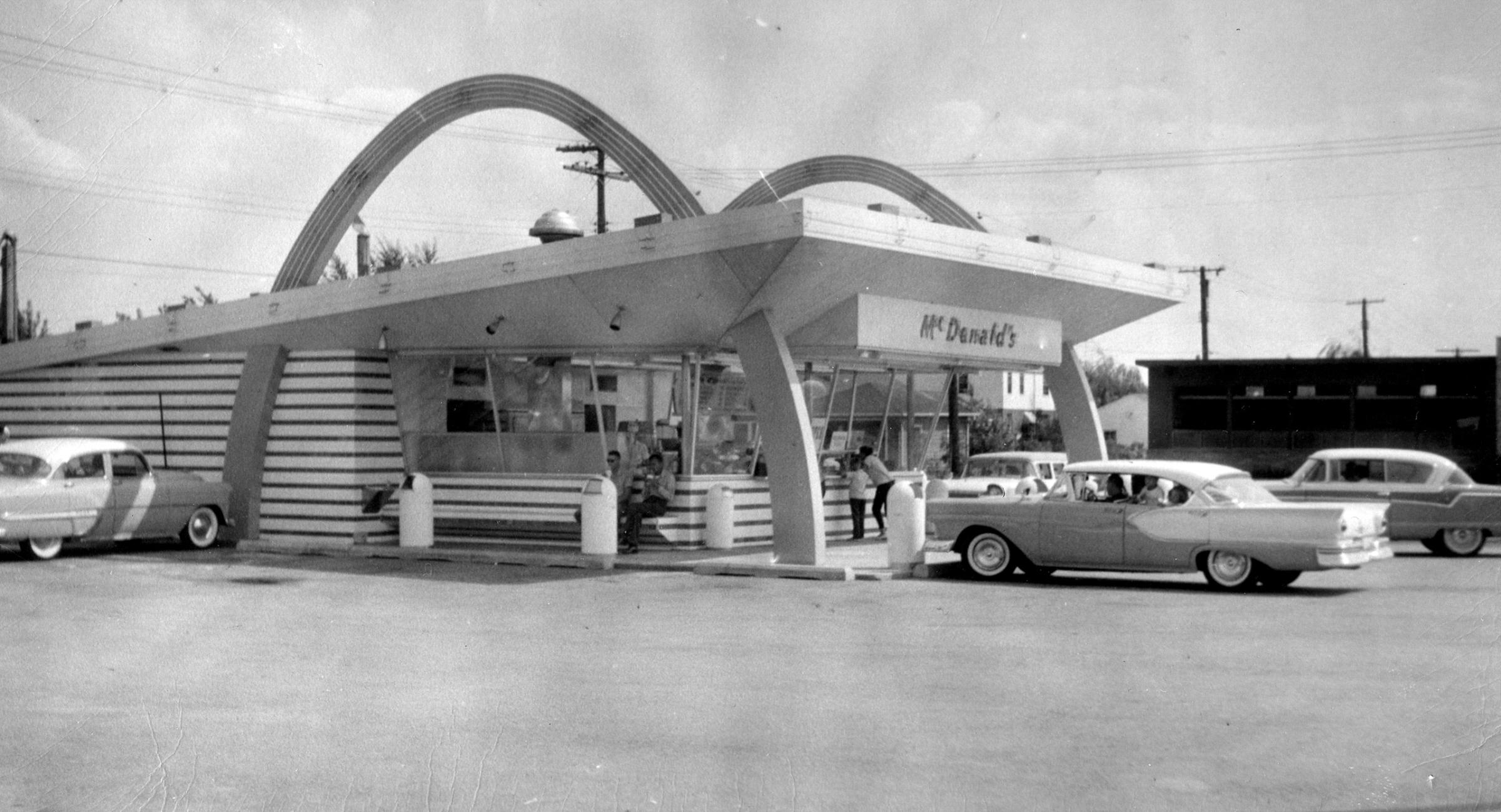 The First Indiana McDonald's Opens in Hammond in 1956.