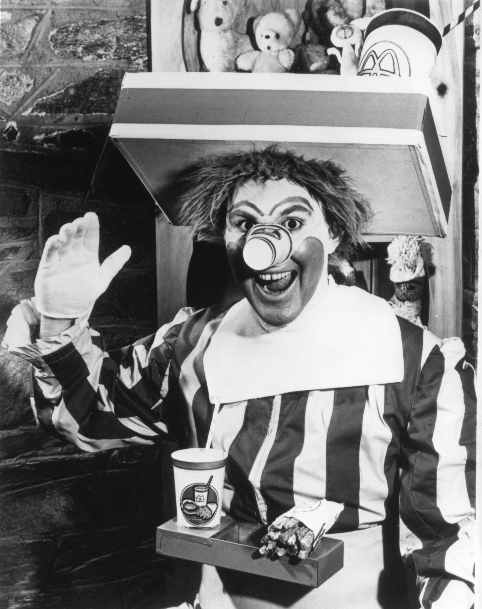 The First Ronald McDonald Played by Willard Scott in 1963.