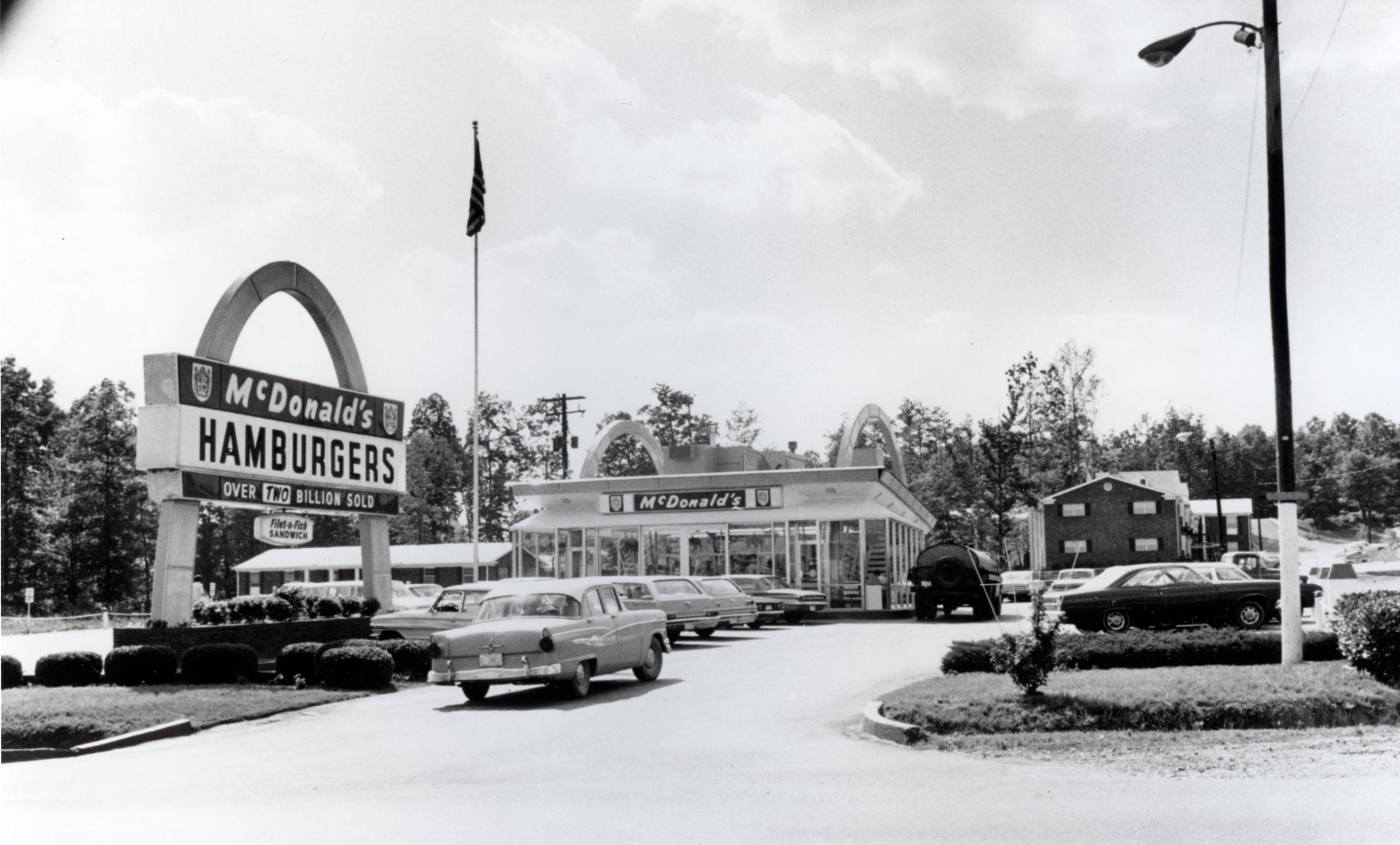 McDonald's Reaches Two Billion Served in 1966.