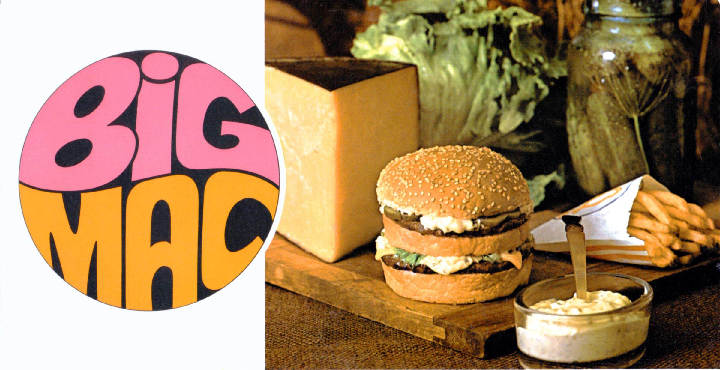 The Big Mac Debuts on the McDonald's Menu in 1968 Created by Owner Operator Jim Delligatti of Pittsburgh.