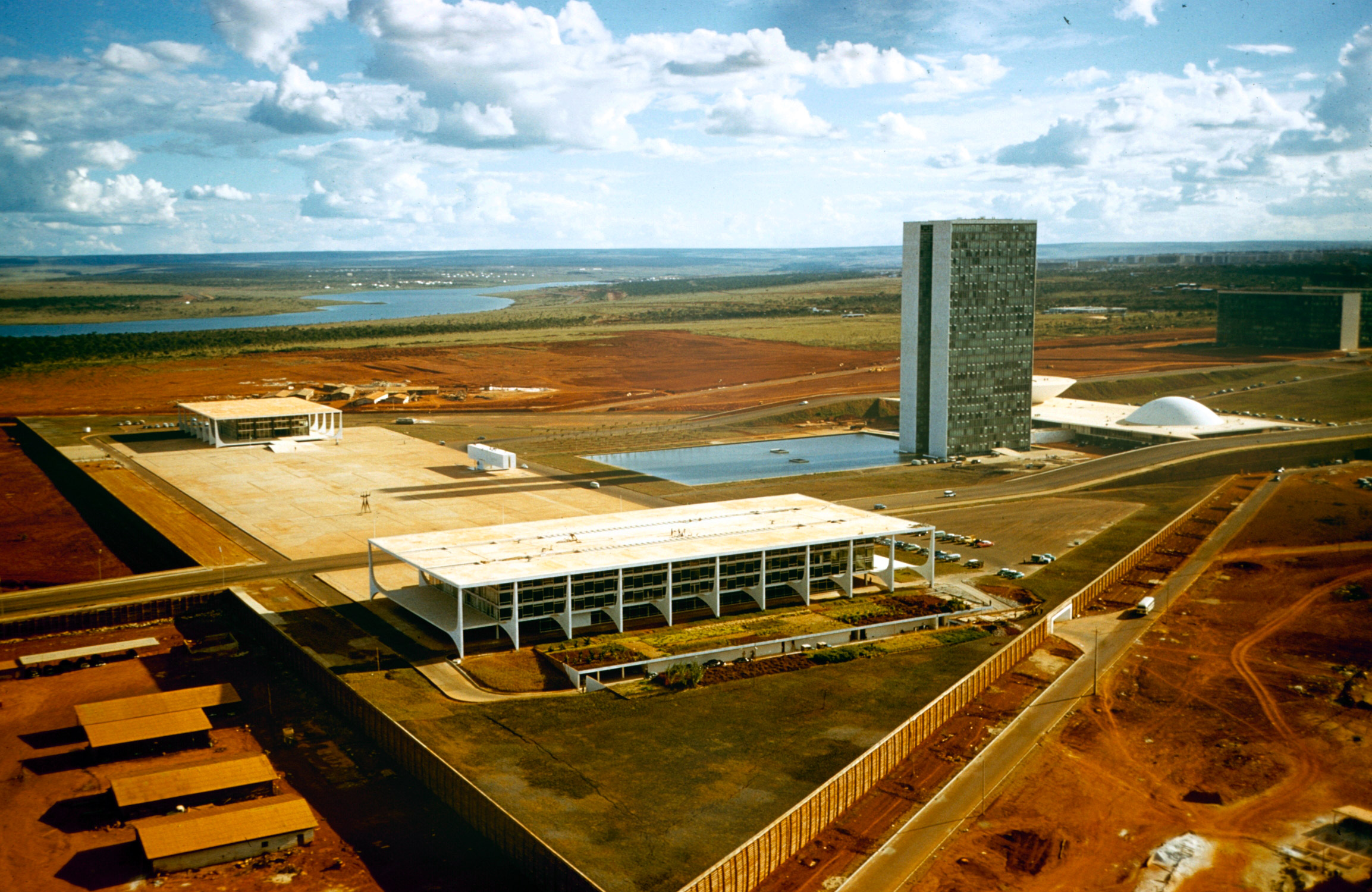 Oscar Niemeyer architecture, Brazil, 1961.
