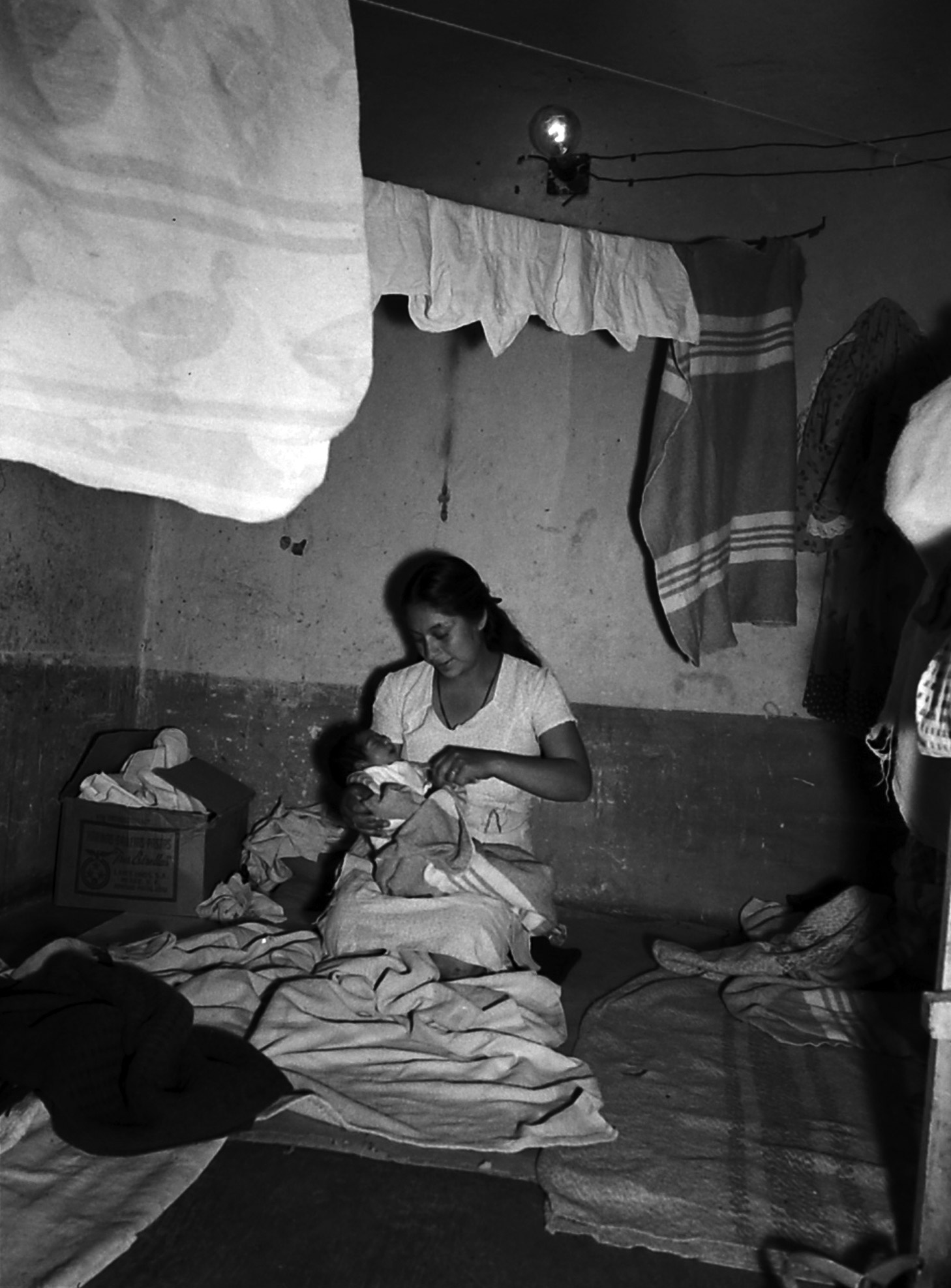 Inside the Black Palace prison in Mexico, 1950.