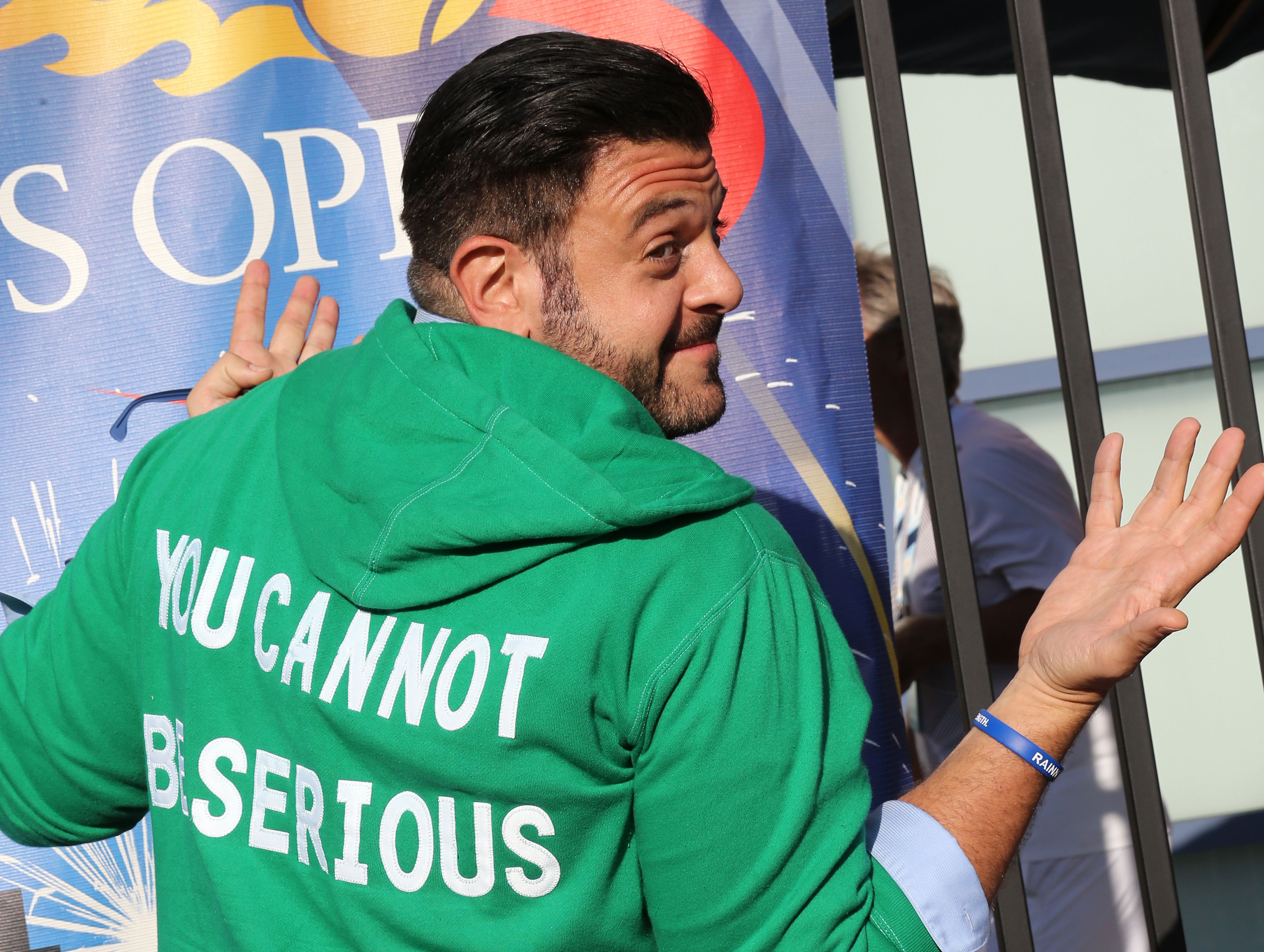 Adam Richman attends Day 4 of the 2014 US Open (Jean Catuffe&mdash;GC Images)