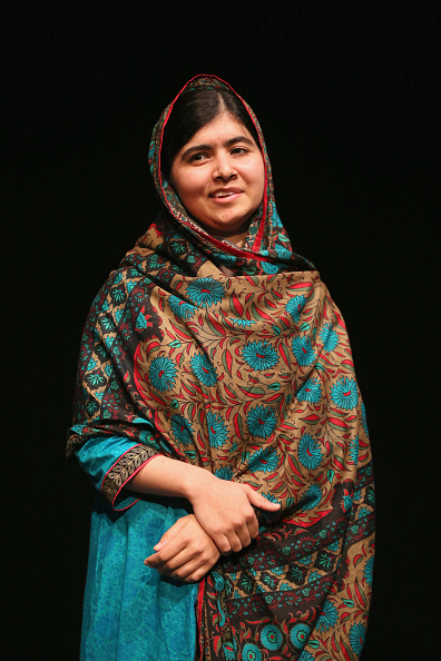Malala Yousafzai during a press conference in Birmingham, England on Oct. 10, 2014.