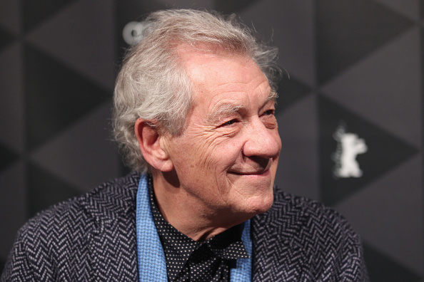 Sir Ian Mckellen during a Q&amp;A for the film 'Mr Holmes' at the 65th Berlinale International Film Festival in Berlin, Germany on Feb. 8, 2015. (Gisela Schober—Getty Images)