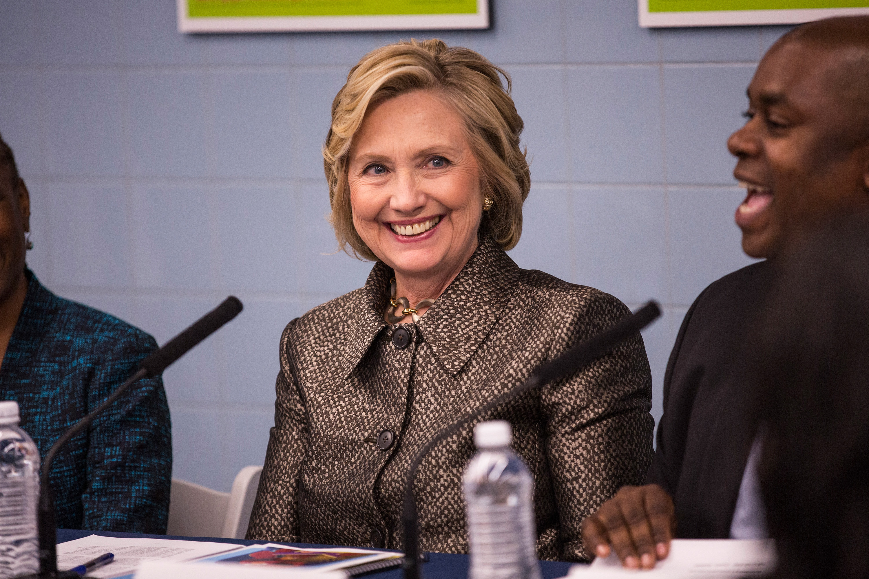 Hillary Clinton on April 1, 2015 in New York City. (Andrew Burton—Getty Images)